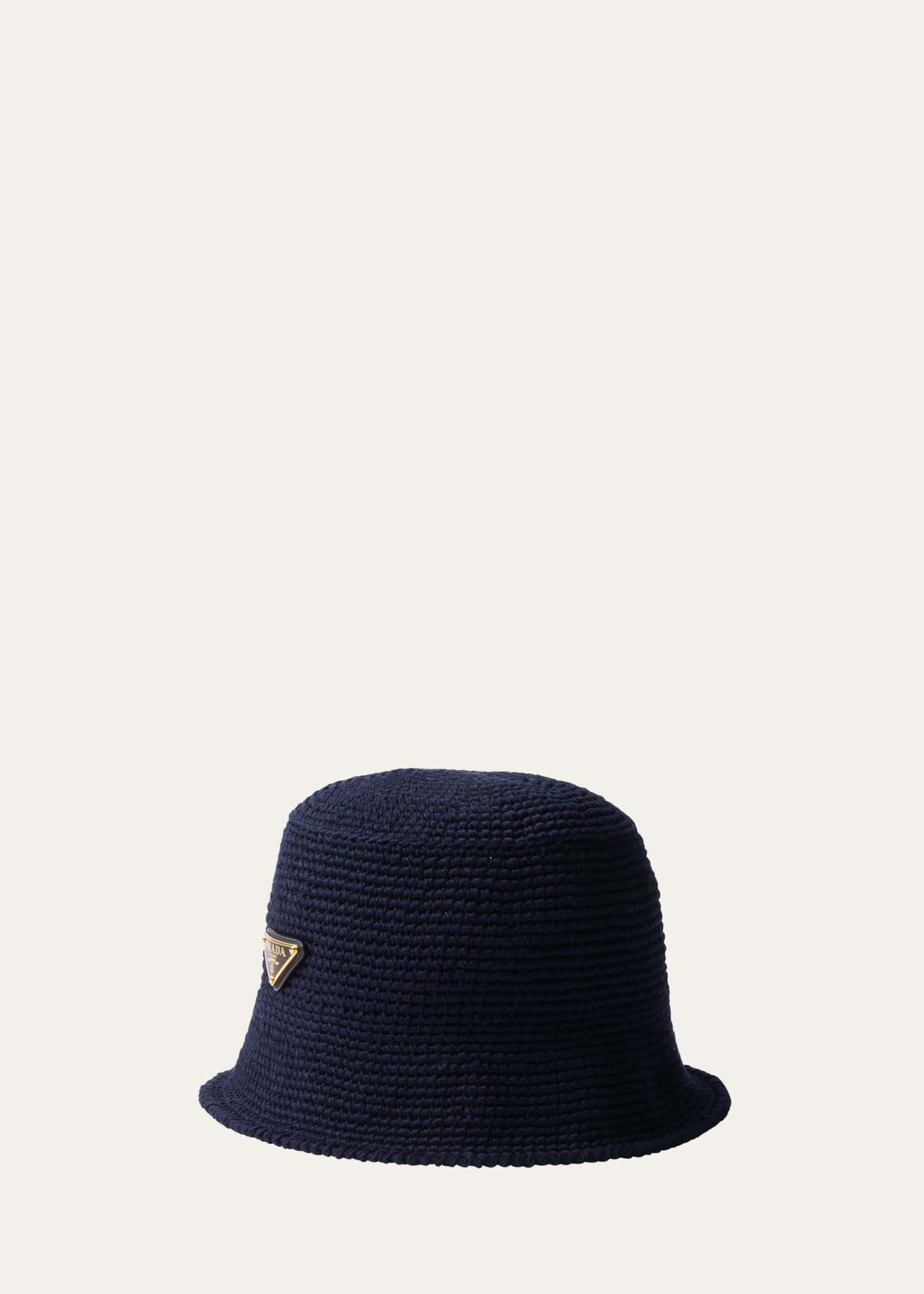 Prada Crochet Bucket Hat - Bergdorf Goodman