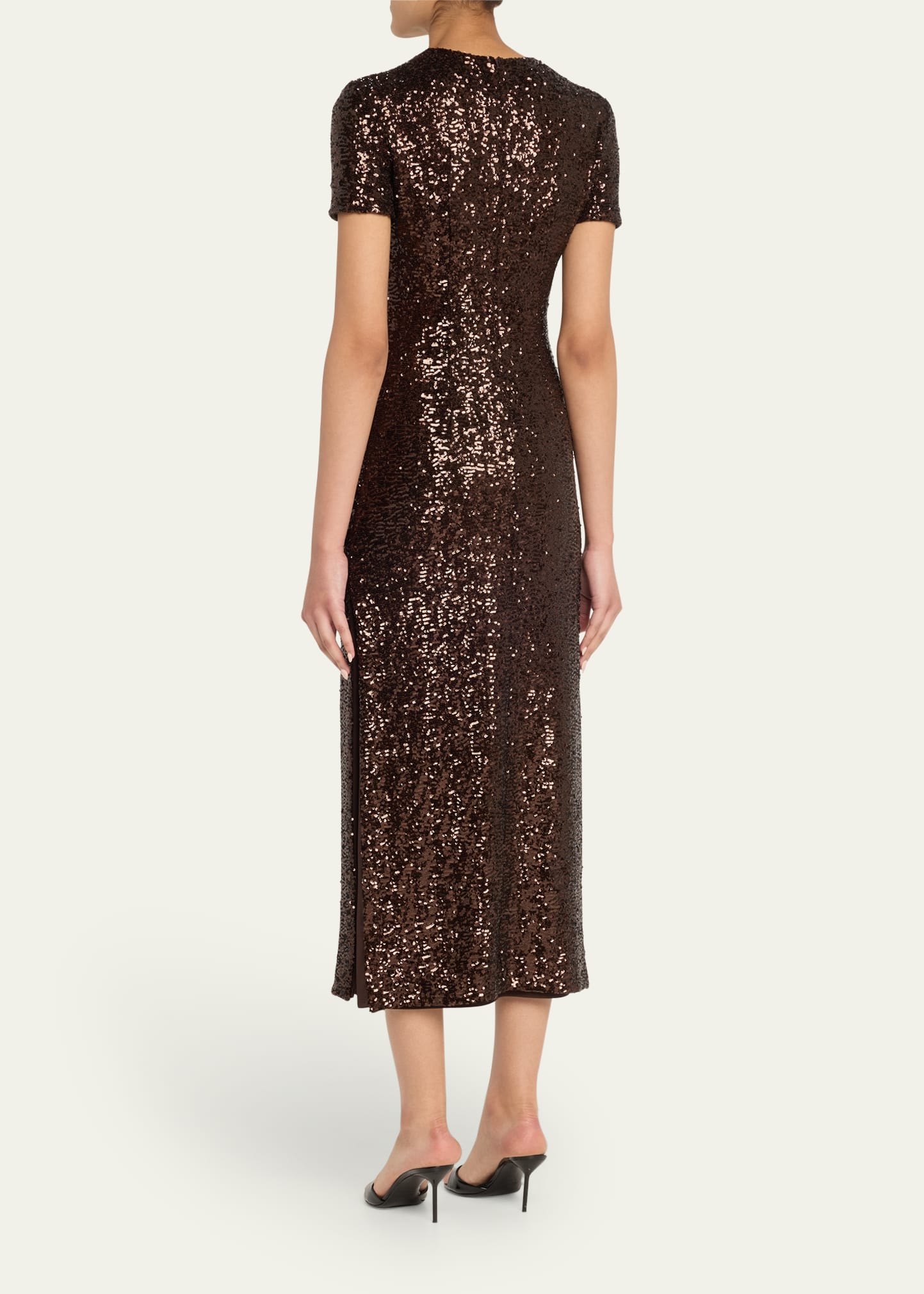michael kors sequin dress Women's Rainbow Sequined Cotton Jersey Size XS Retail $250! right coverage and support Michael Kors Women's Sequin Midi