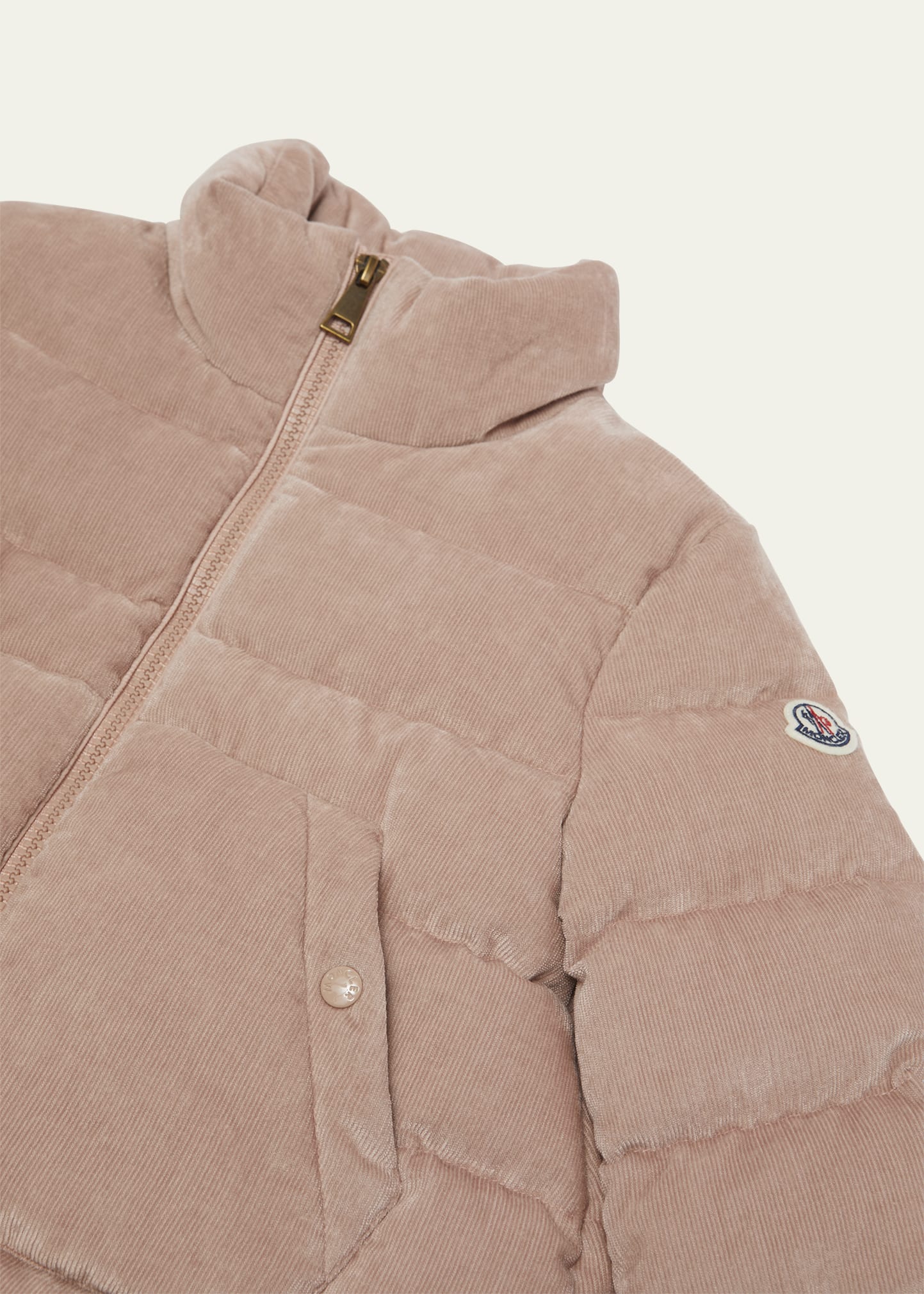 Moncler Girl's Marth Corduroy Down Jacket, Size 12-14 - Bergdorf