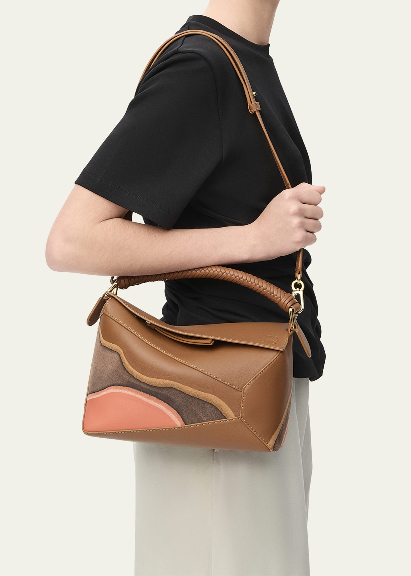 Loewe Puzzle Edge Small Top-Handle Bag in Nappa Leather - Bergdorf