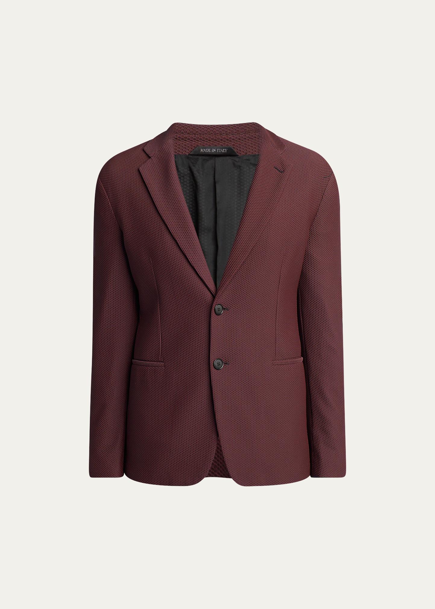 Giorgio Armani Men's Rice Stitch Two-Button Sport Coat - Bergdorf
