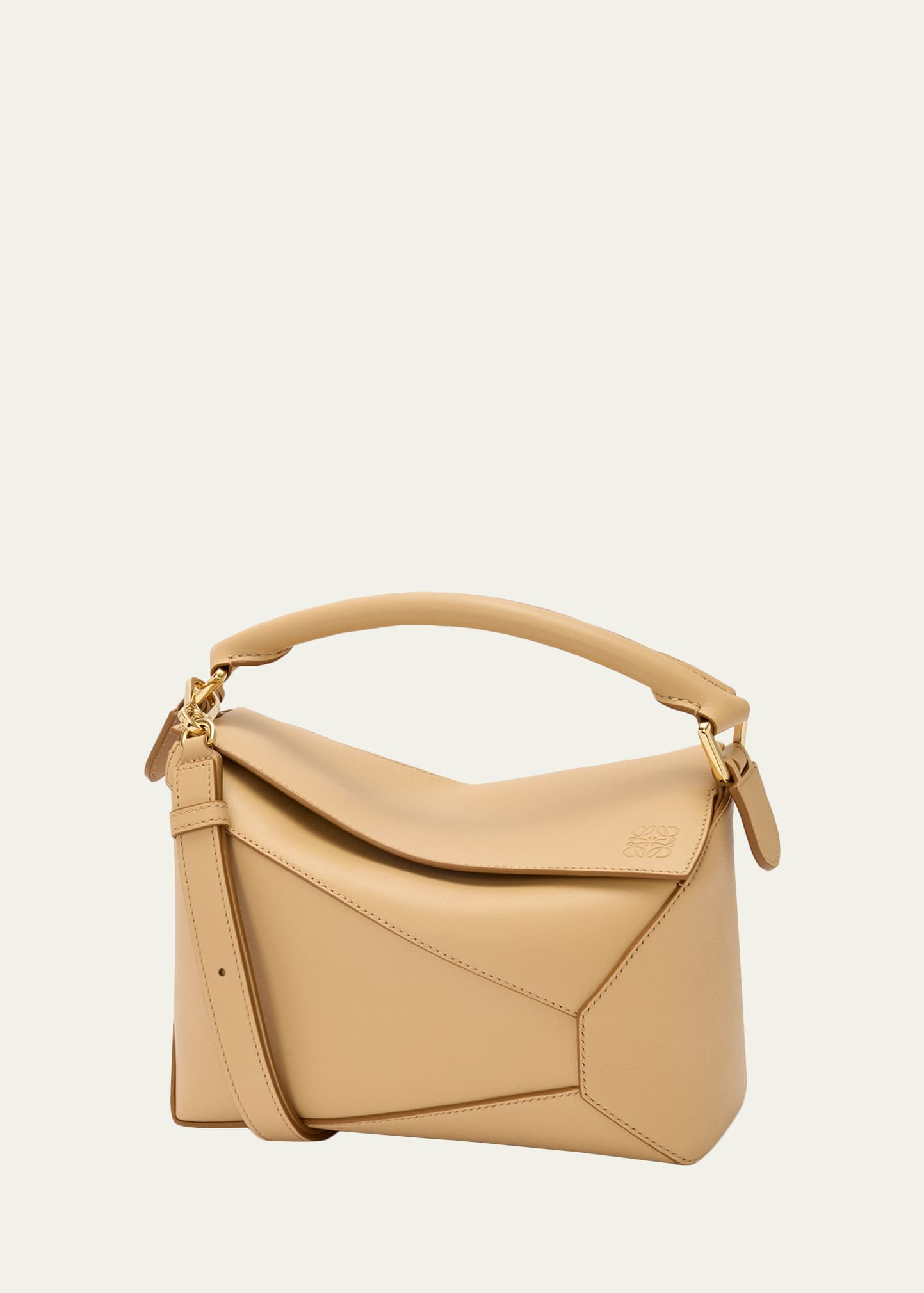 Loewe Puzzle Edge Small Shoulder Bag in Calfskin Leather