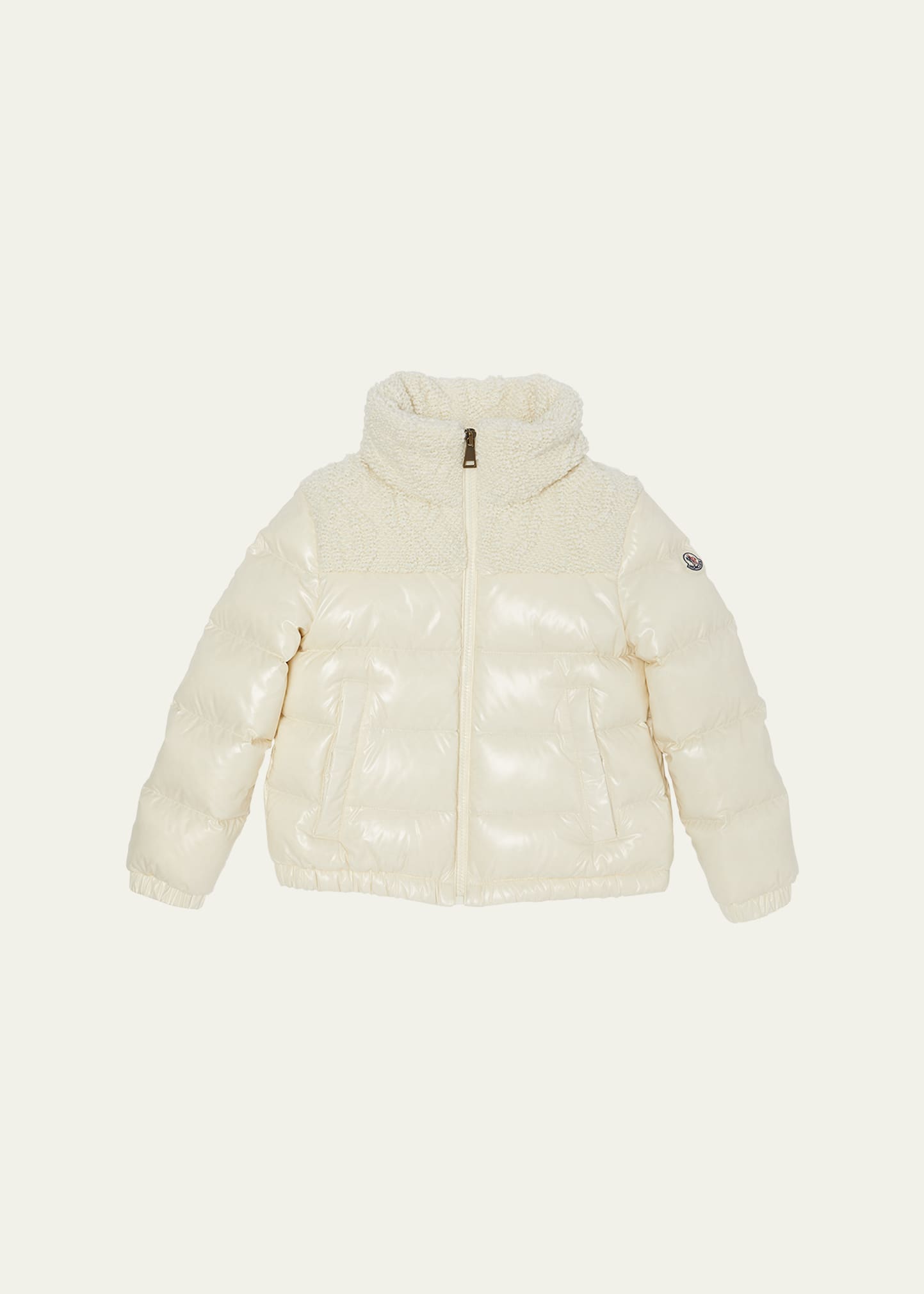 MONCLERダウン　　8Y Moncler Girl's Dima TexturedYoke Down Jacket, Size 8-10 - Bergdorf