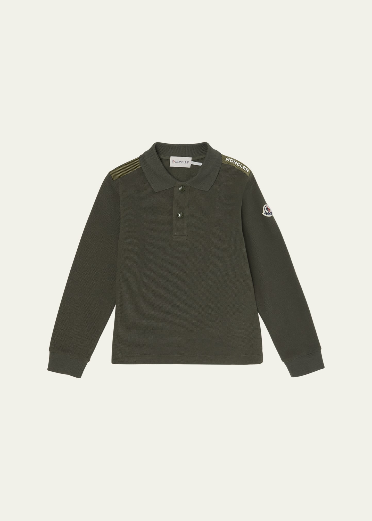 キッズその他 MONCLER BABY Boys Tricolour-Trimmed Long-Sleeve Polo Shirt N MONA3099_034_1.jpg?v=