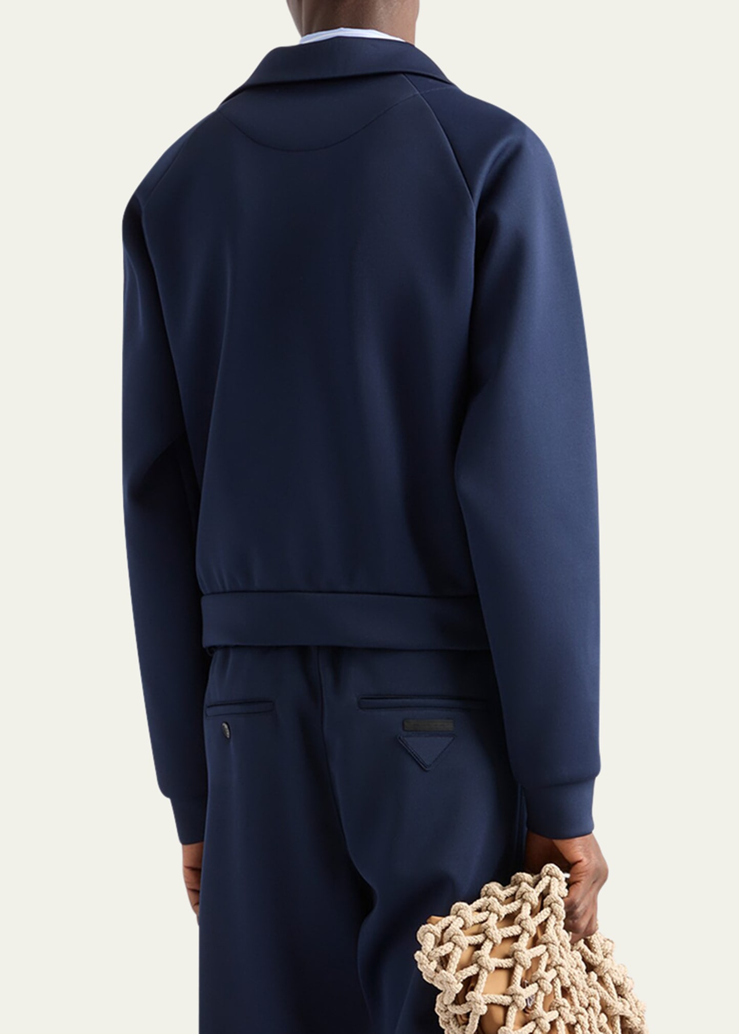 PRADA　ジャケット Prada - RE-NYLON ZIP UP SHIRT JACKET | HBX - Globally