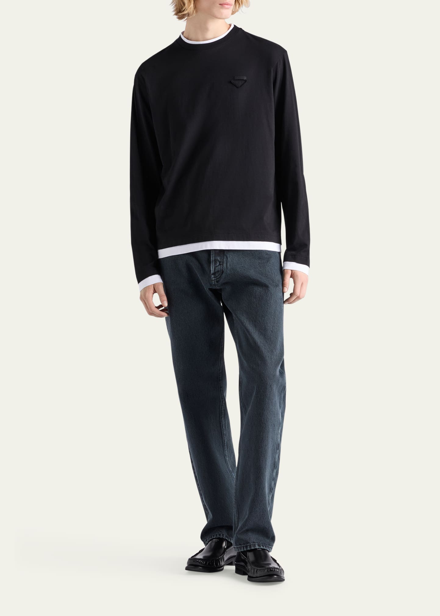 トップス 2006 PRADA graphic long sleeve T shirt 2006 PRADA graphic long sleeve T shirt