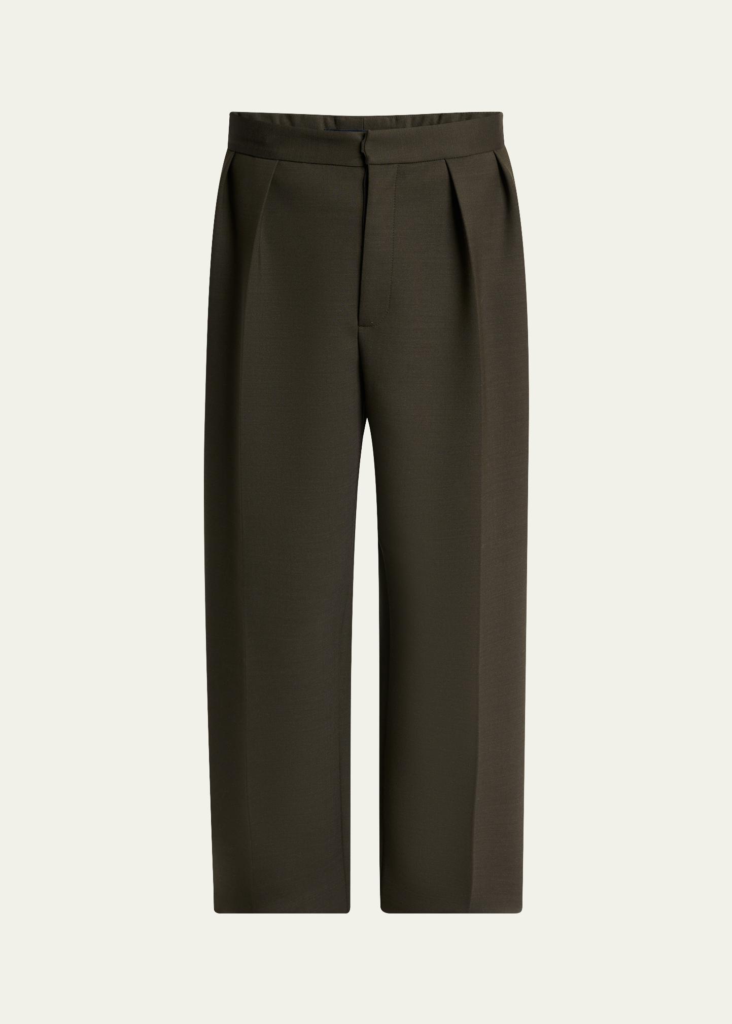 【極美品】Jacquemus Le Pantalon Salti ワイドパンツ Jacquemus Men's Le Pantalon Wide-Leg Pleated Pants - Bergdorf Goodman