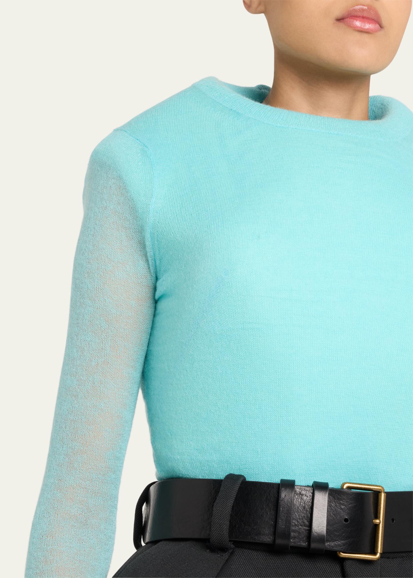 MARC JACOBSのモヘアニットセーター Marc Jacobs Runway Padded Long-Sleeve Mohair Sweater - Bergdorf