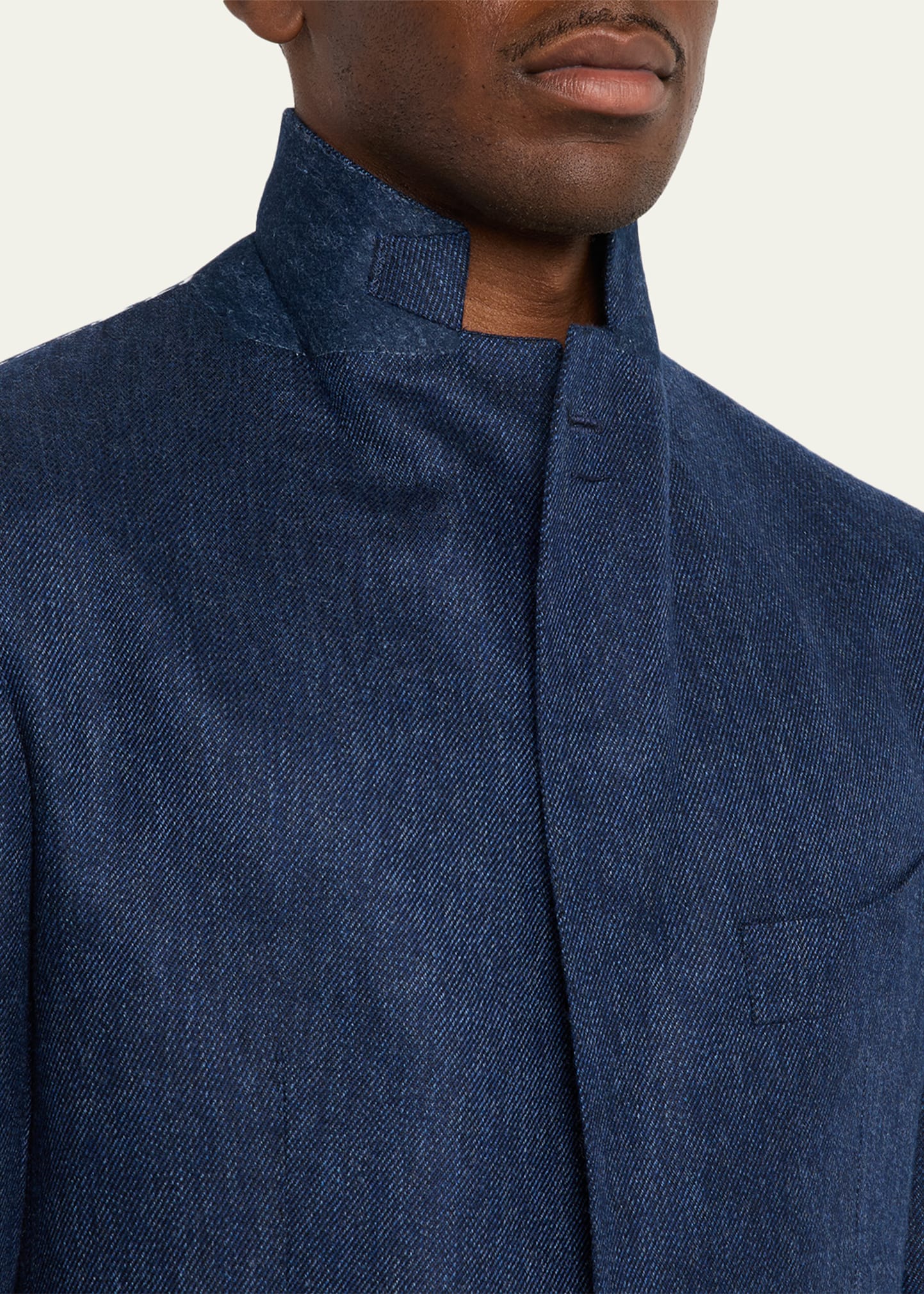 Cesare Attolini Men's Textured Cashmere Jacket - Bergdorf Goodman