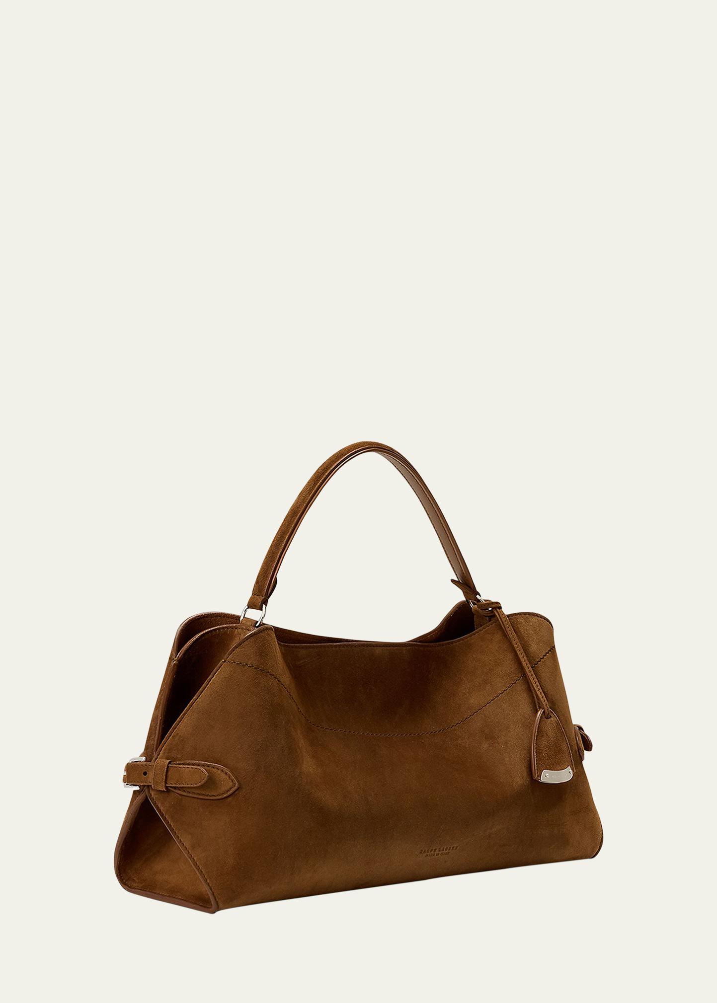 Ralph Lauren Collection The Ralph Calf-Suede Shoulder Bag 