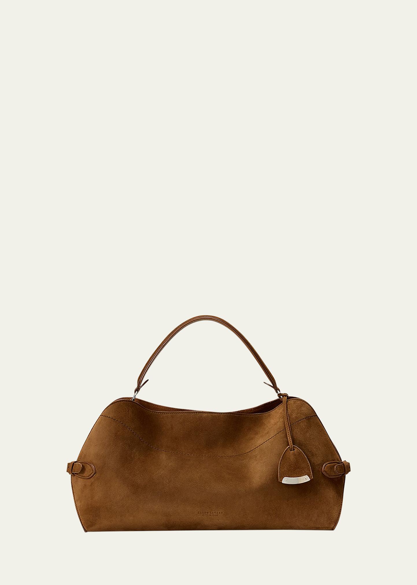 Ralph Lauren Collection The Ralph Calf-Suede Shoulder Bag 