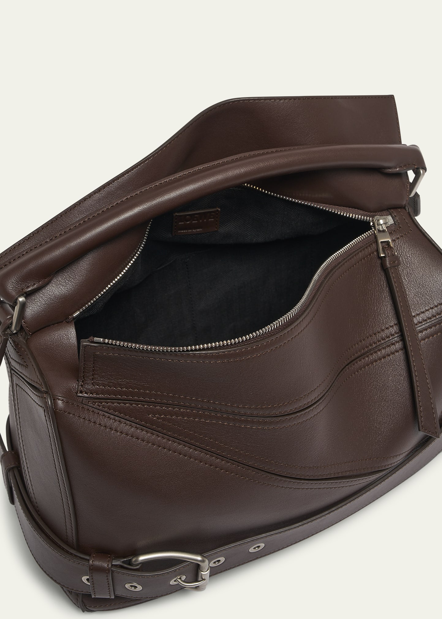 LOEWE ショルダーバッグ Loewe Men's Large Leather Biker Puzzle Shoulder Bag - Bergdorf Goodman