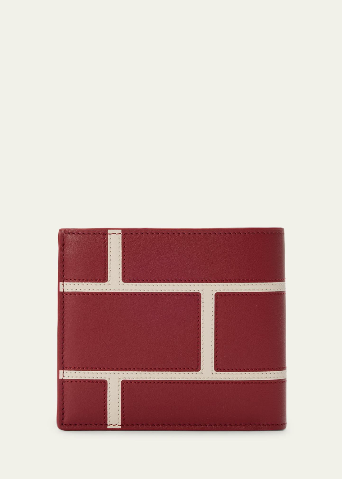 LOEWE Men's Brick Leather Bifold Wallet - Bergdorf Goodman