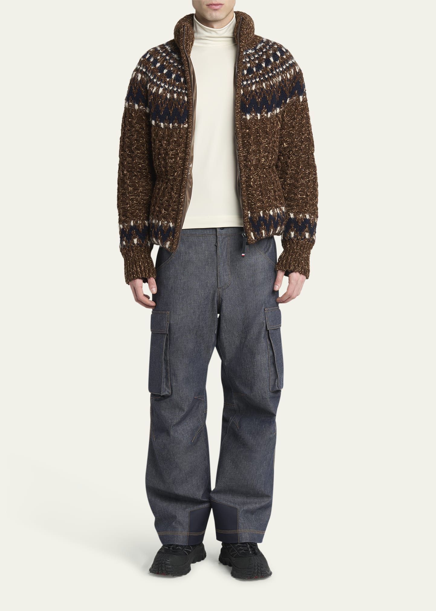 Moncler Grenoble Men's Polartec Base Layer Turtleneck - Bergdorf