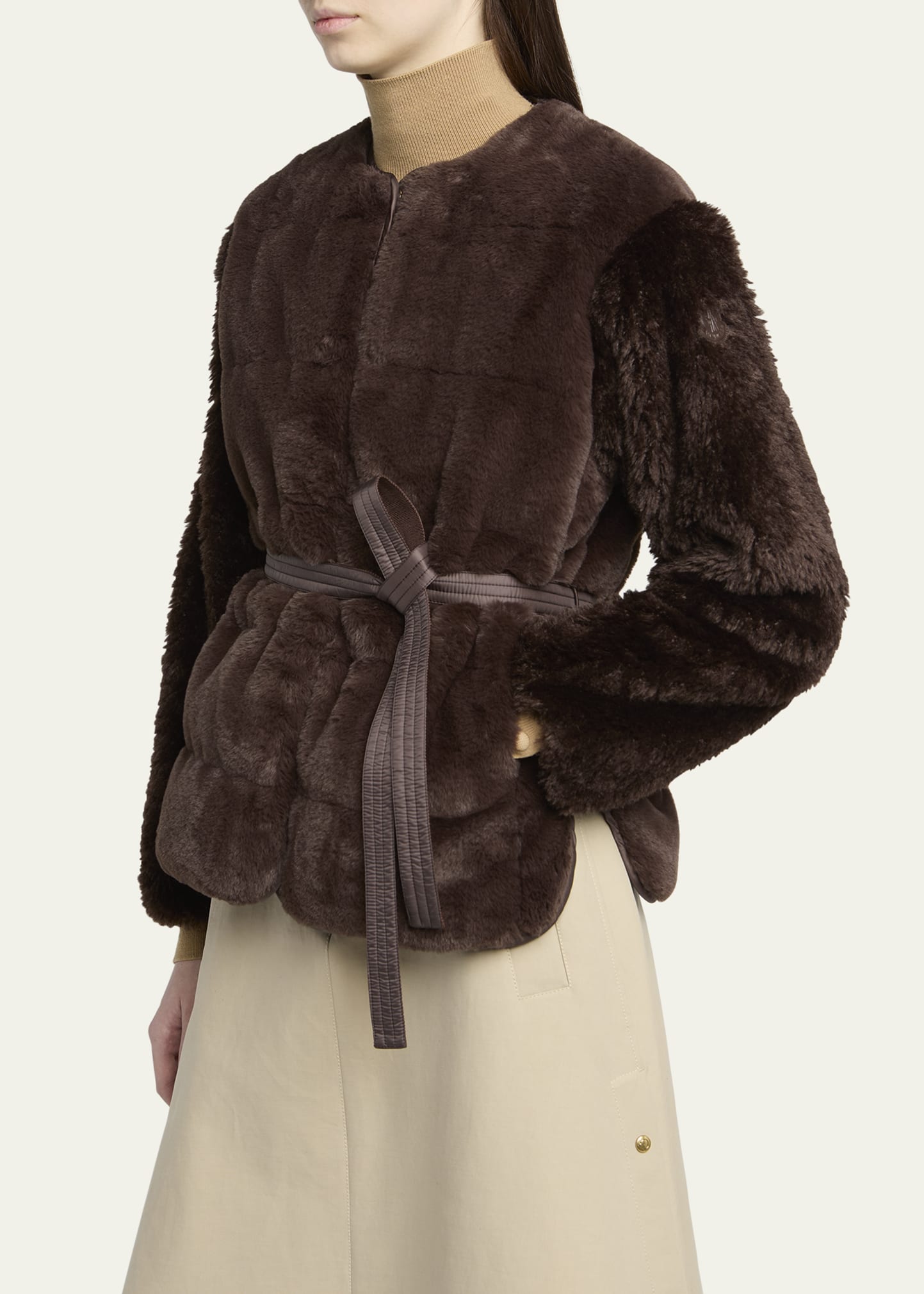 Moncler Jouillat Faux Fur Jacket - Bergdorf Goodman