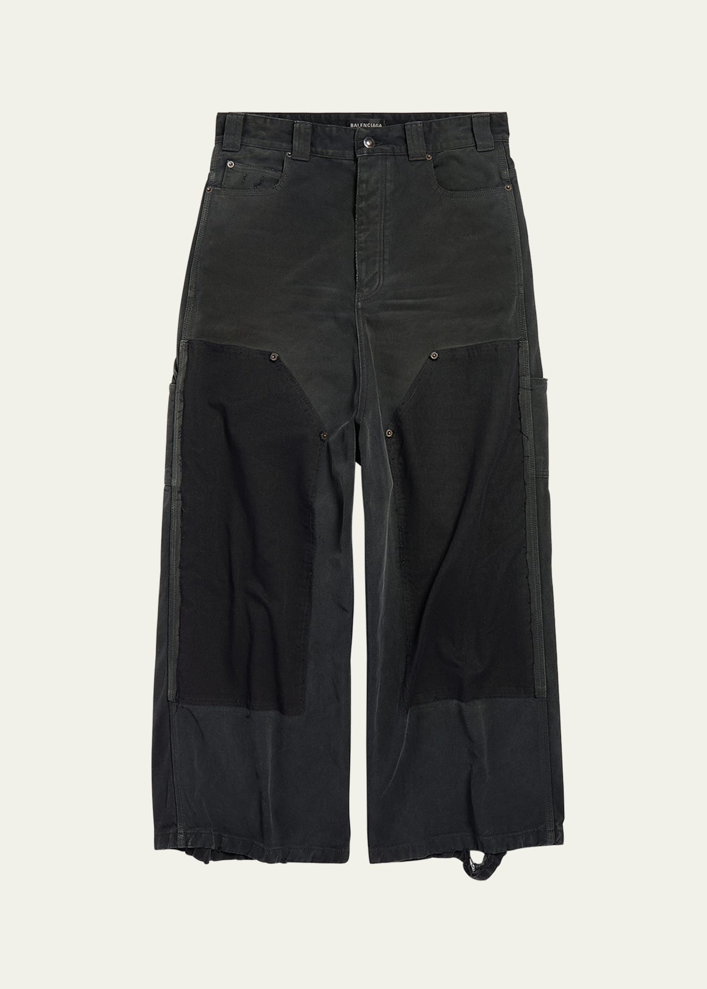 Balenciaga Men's Overdyed Double-Knee Pants - Bergdorf Goodman