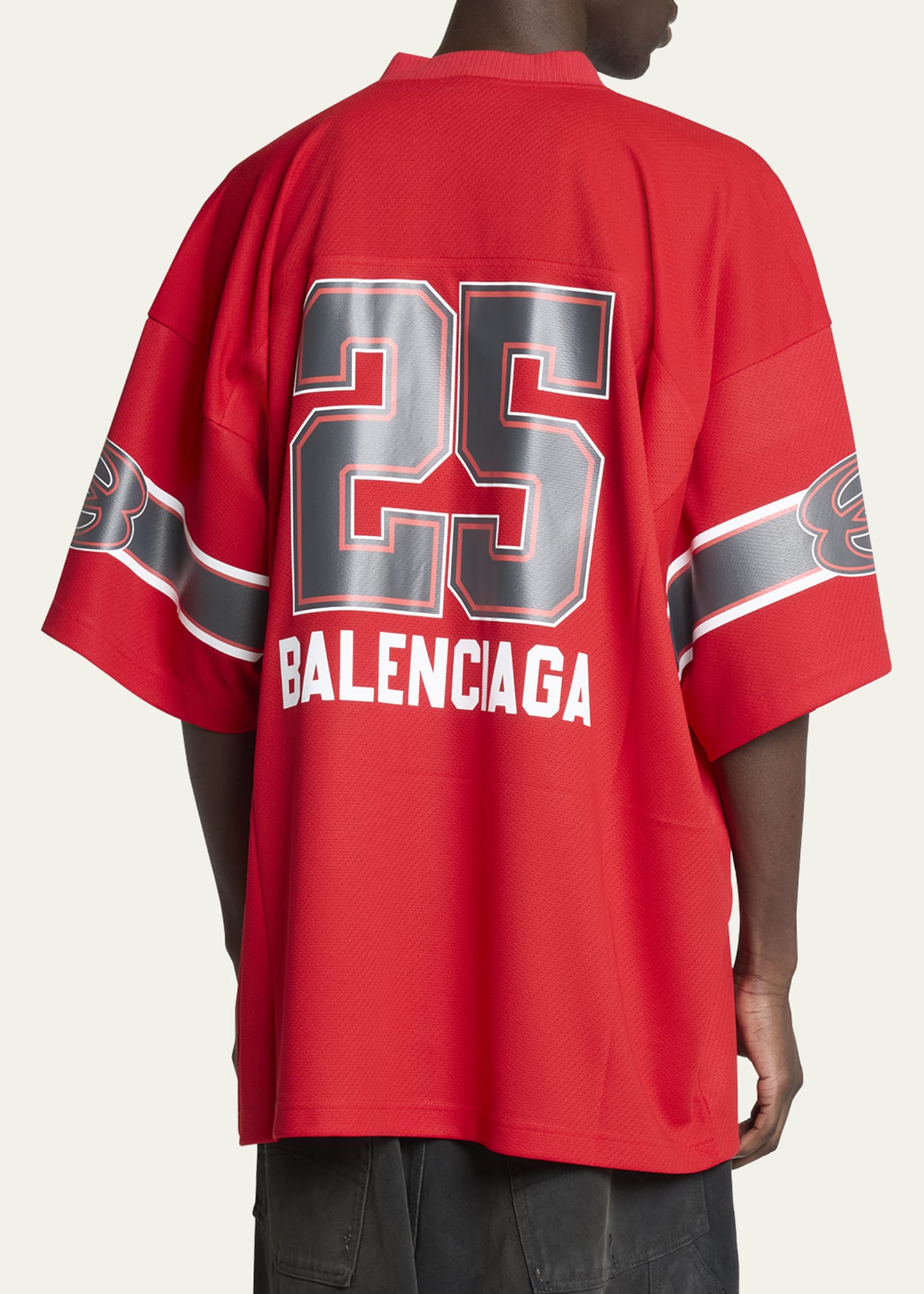 Balenciaga Men's Unity Sports Icon Mesh Jersey T-Shirt - Bergdorf