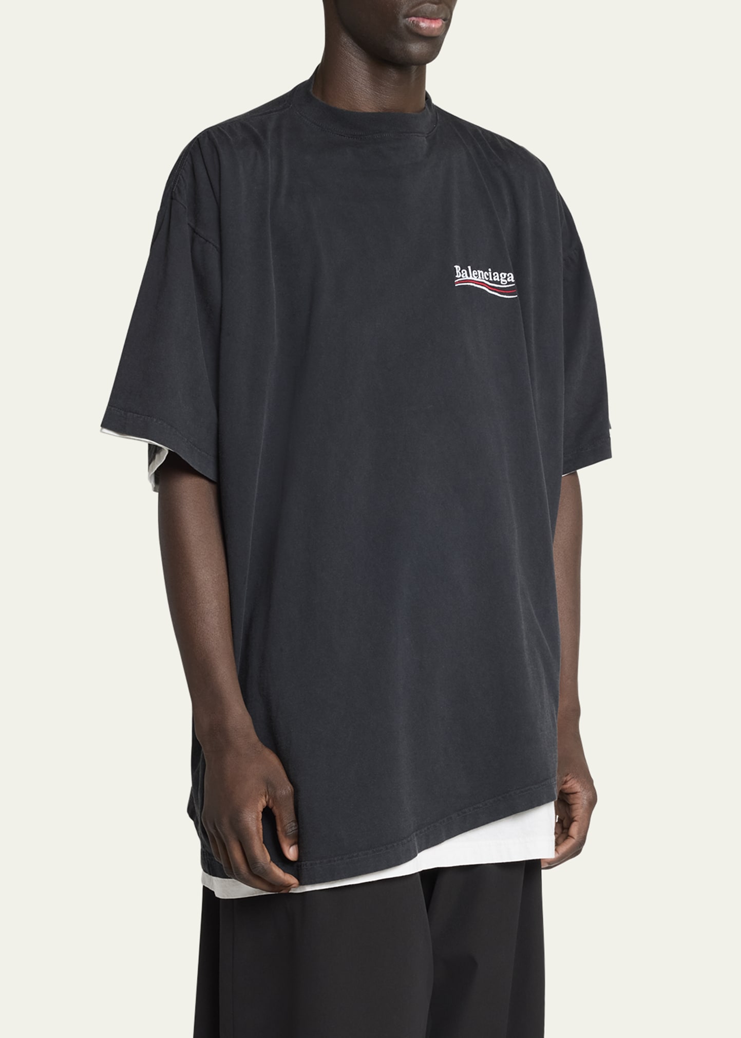 【激安】BALENCIAGA OffShoreShirt/Oversized/S bg_5051219_100106_c