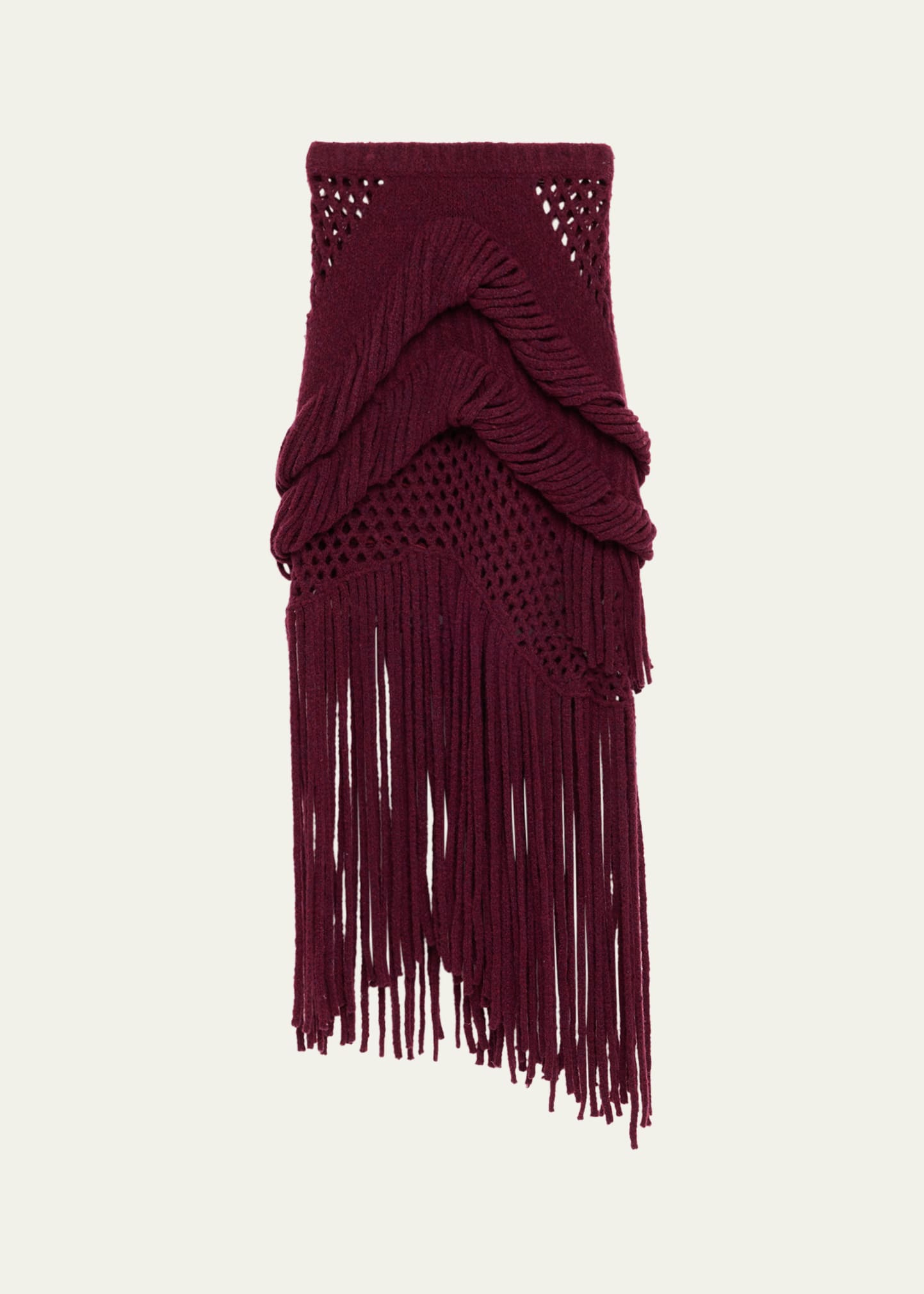 Diotima Medusa Fringe Knit Skirt - Bergdorf Goodman
