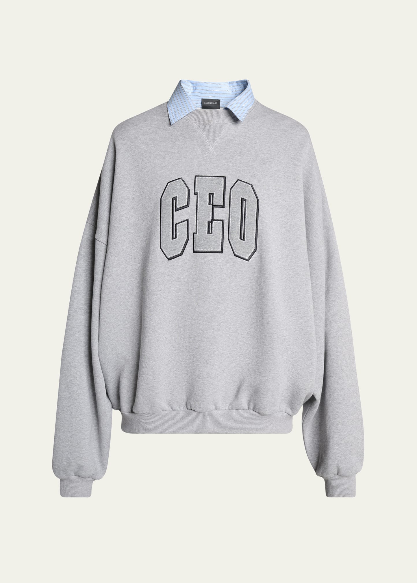 Balenciaga CEO Crewneck Sweatshirt - Bergdorf Goodman