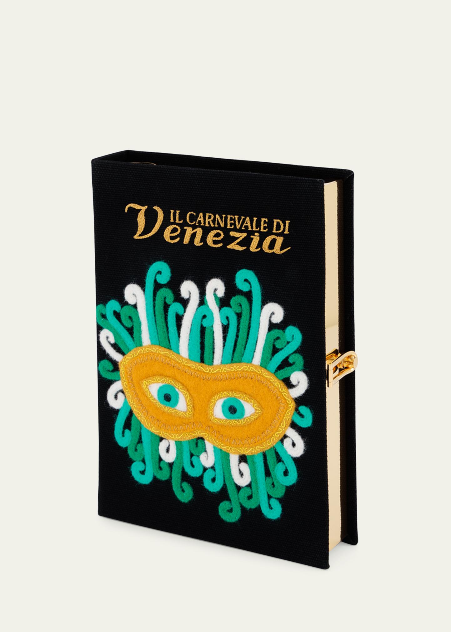 Olympia Le-Tan Carnival Of Venice Book Clutch Bag - Bergdorf Goodman
