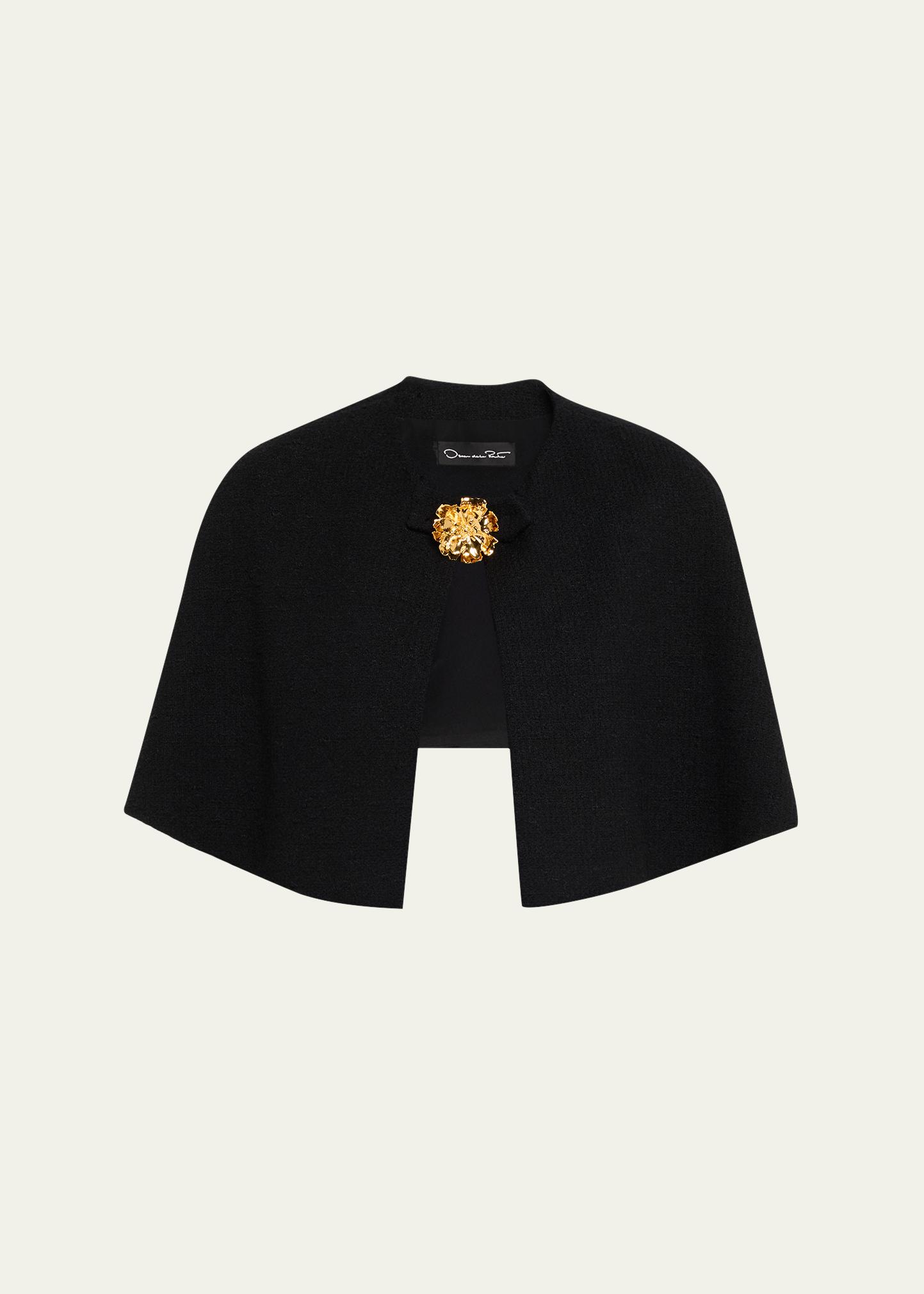 Veste Tweed Oscar De La Renta - Modèle Speckles Eyelash Laser Cut - Neuf Avec étiquettes - Taille 2