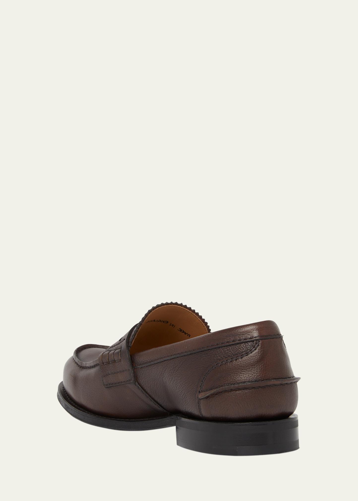 Church\'s Pembrey Brown Leather Penny Bit Loafers Shoes Mens UK 10 F US 11 EU 44 Church main image 2