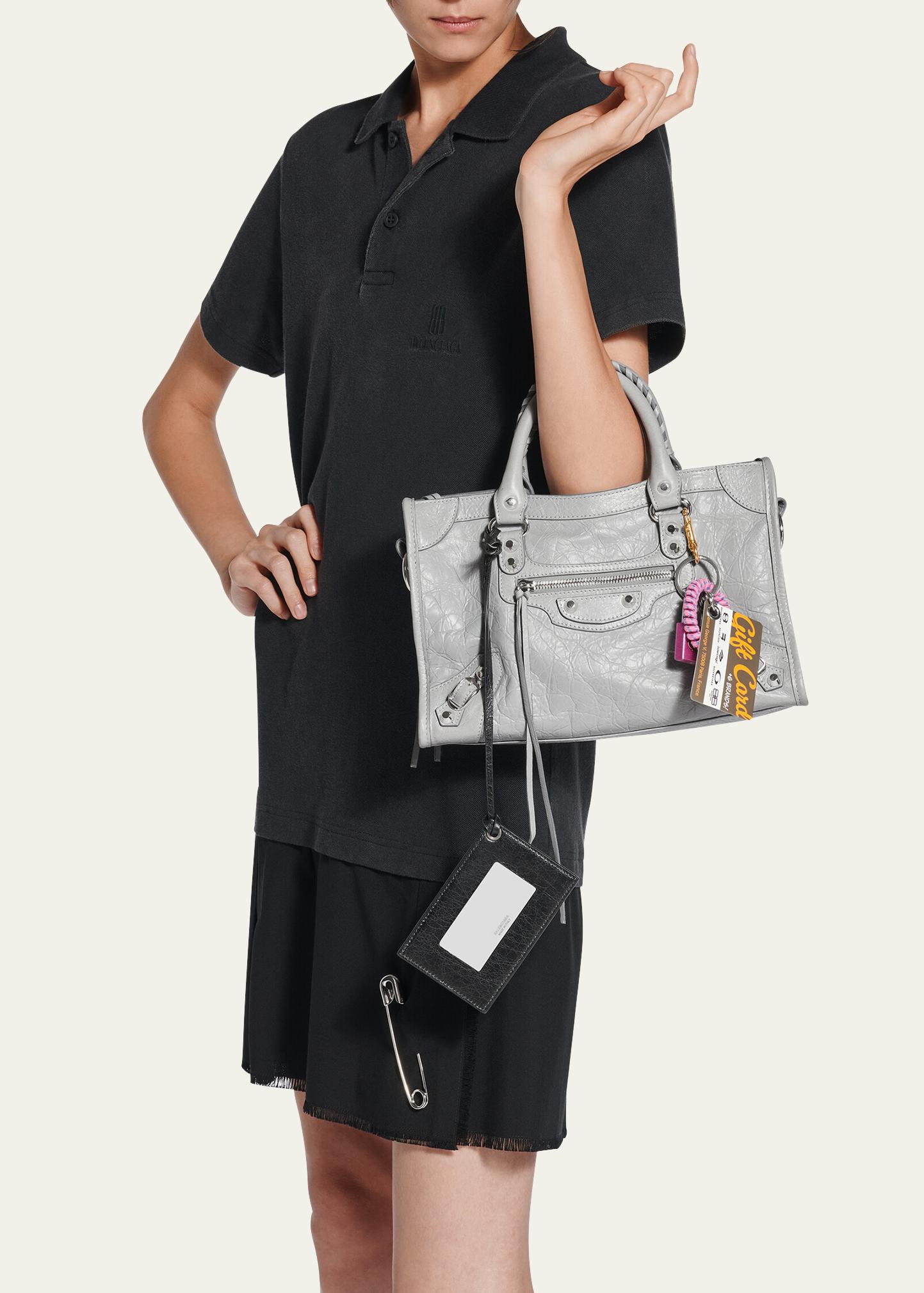 Balenciaga Le City Small Arena Leather Crossbody Bag - Bergdorf
