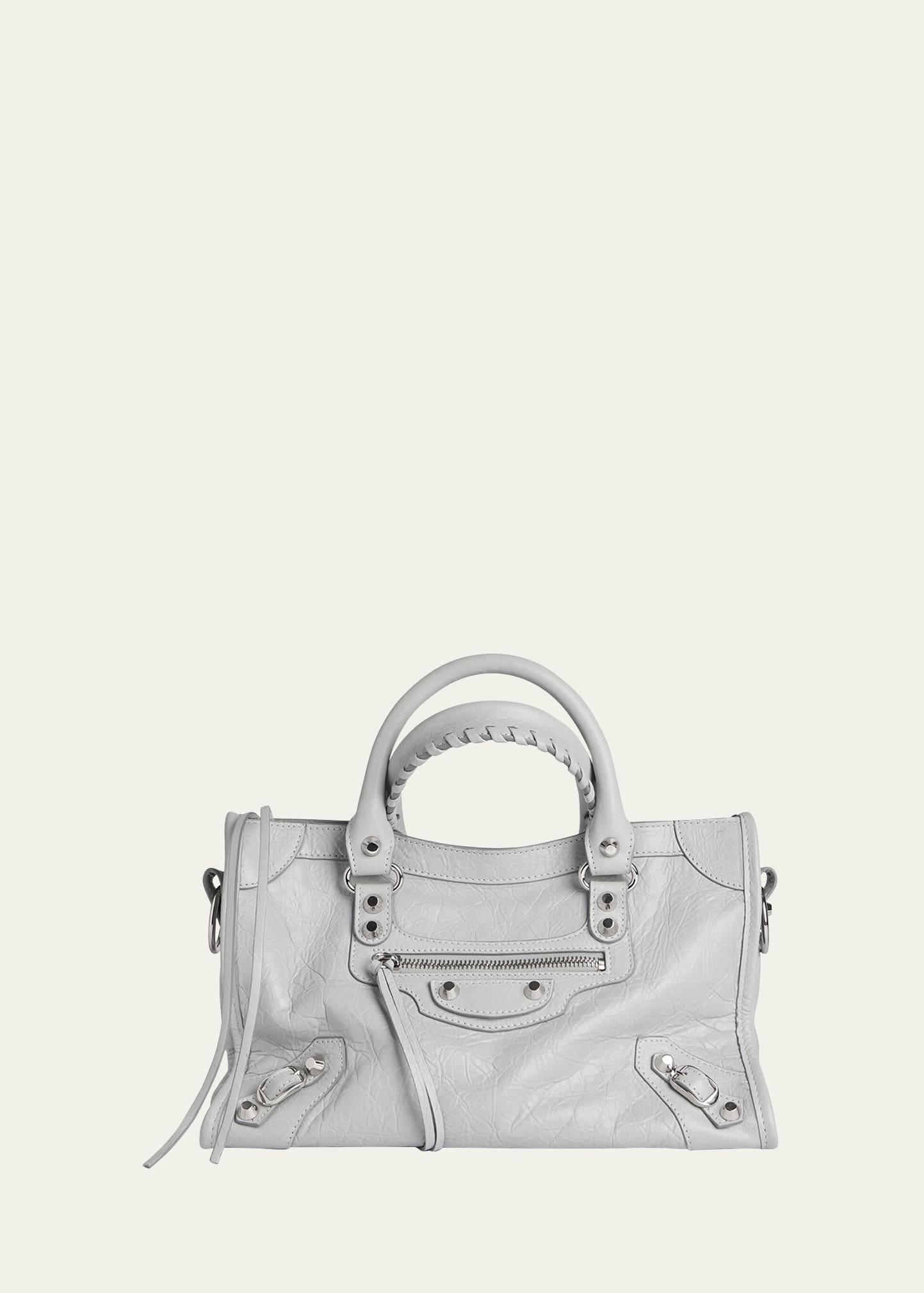 Balenciaga Le City Small Arena Leather Crossbody Bag - Bergdorf