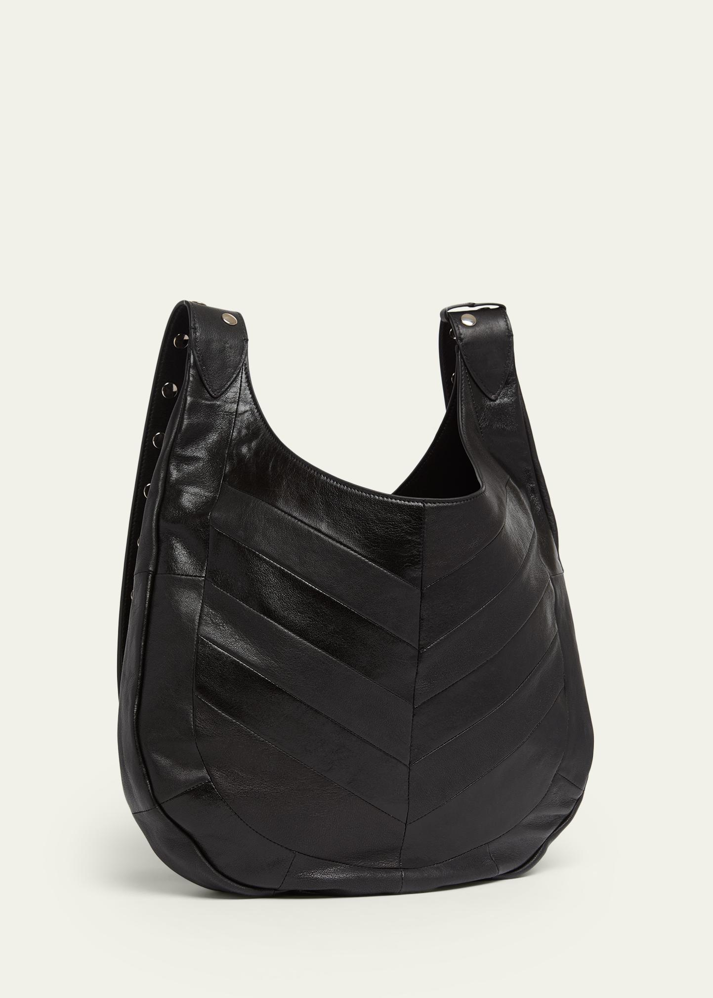 メンズ SS2012 Morgan Studded Leather Hobo Bag