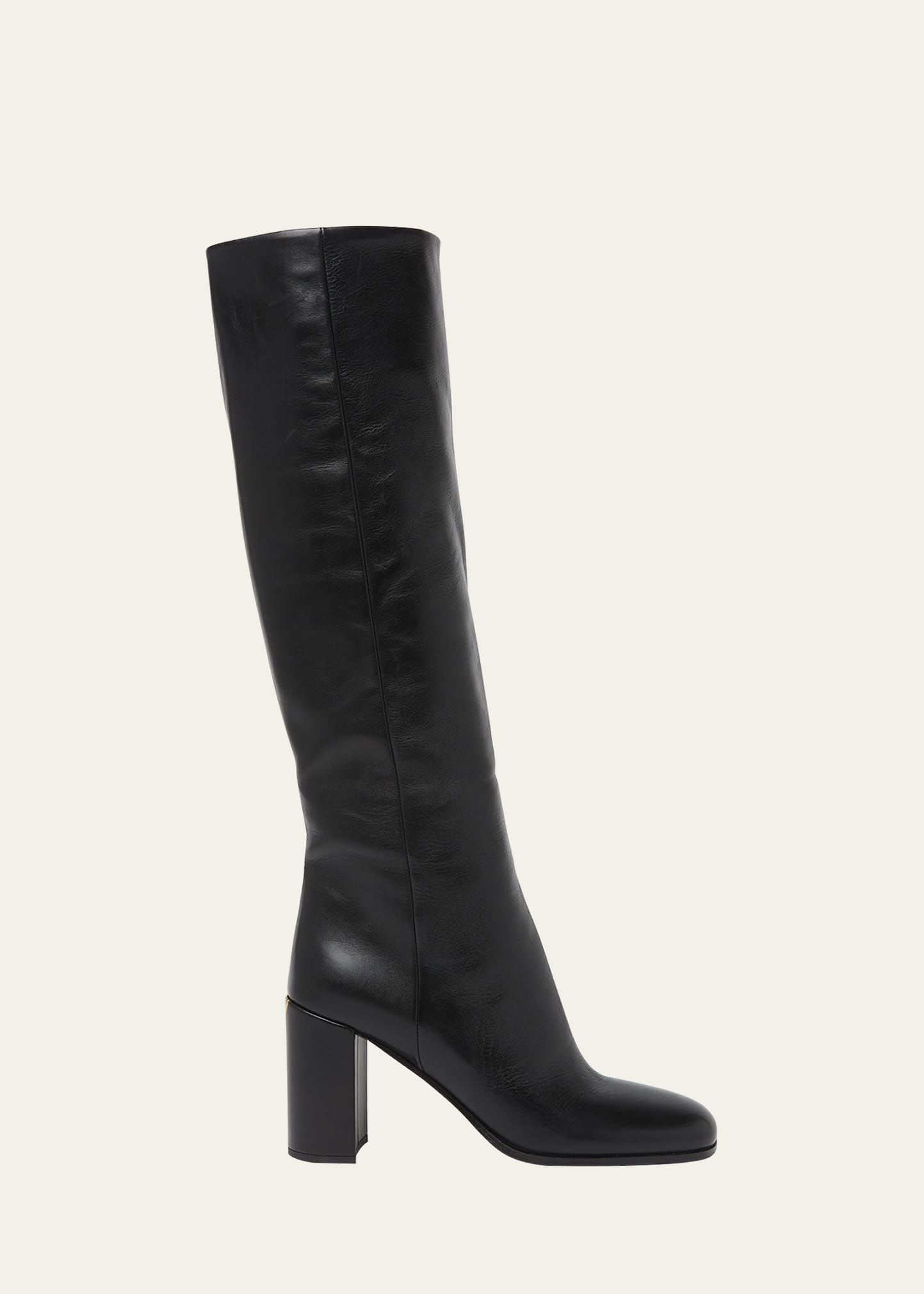 靴 98317 Bandung / BLACK (LEATHER SOLE) Strut Grid
