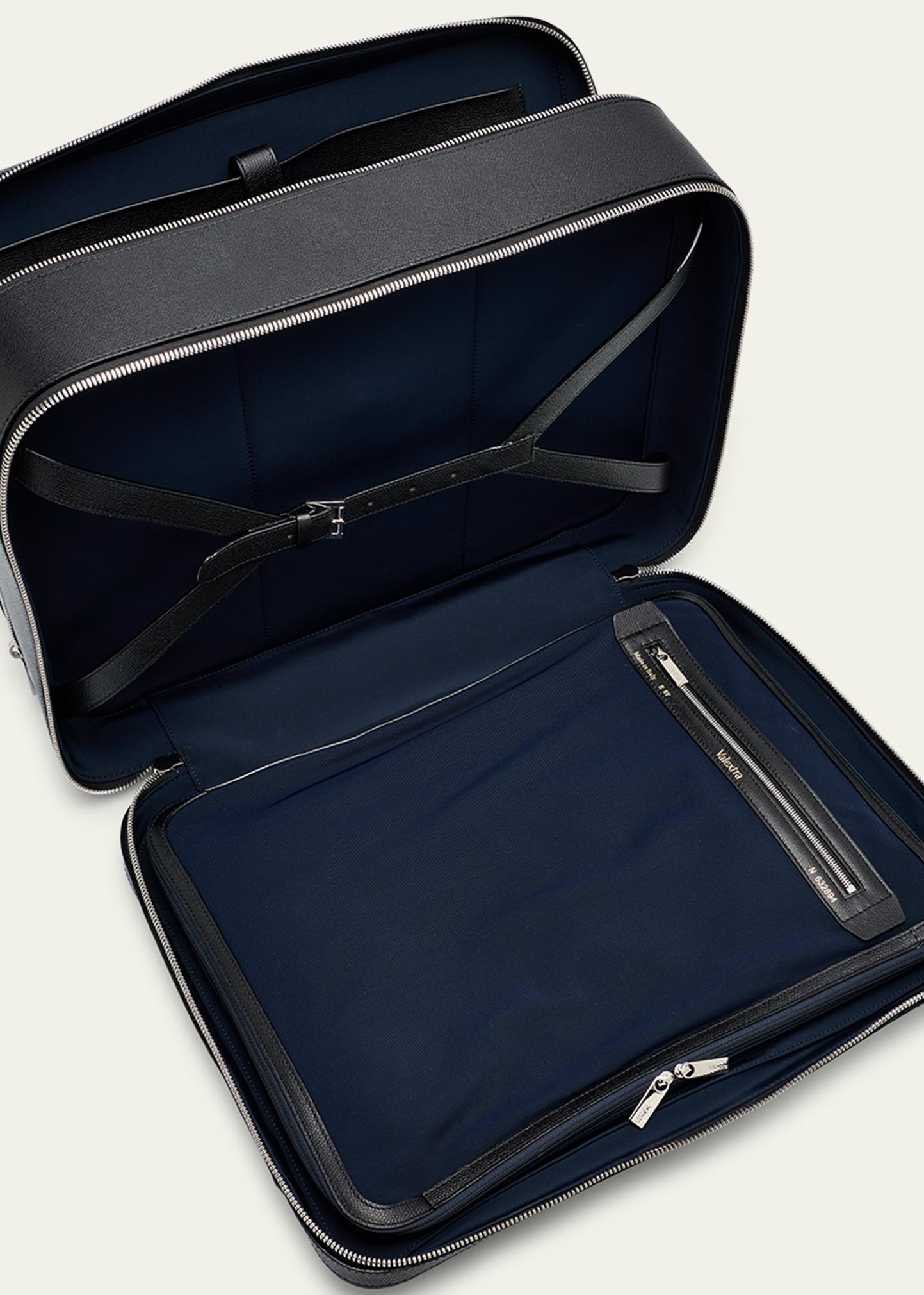 Valextra Men's Avietta Millepunte Calfskin Travel Suitcase