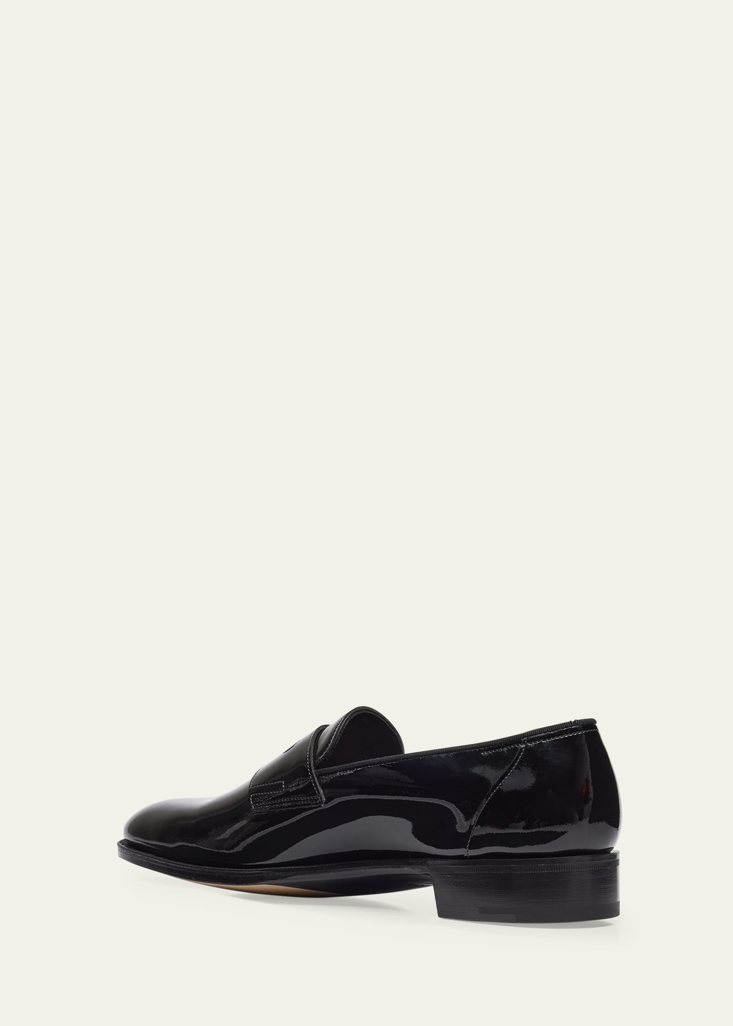 靴 JOHN LOBB leather penny loafers black John Lobb Men's Jamie Patent Leather Penny Loafers - Bergdorf Goodman