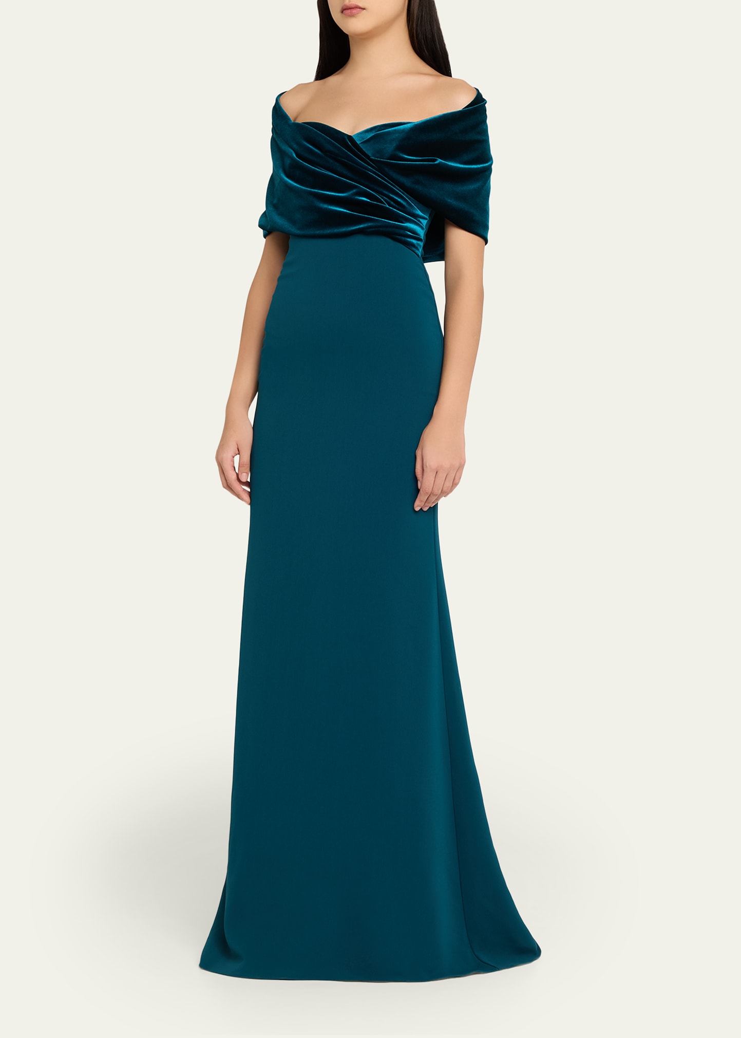 green emerald velvet dress Andie Velvet Drop Waist Skater Dress