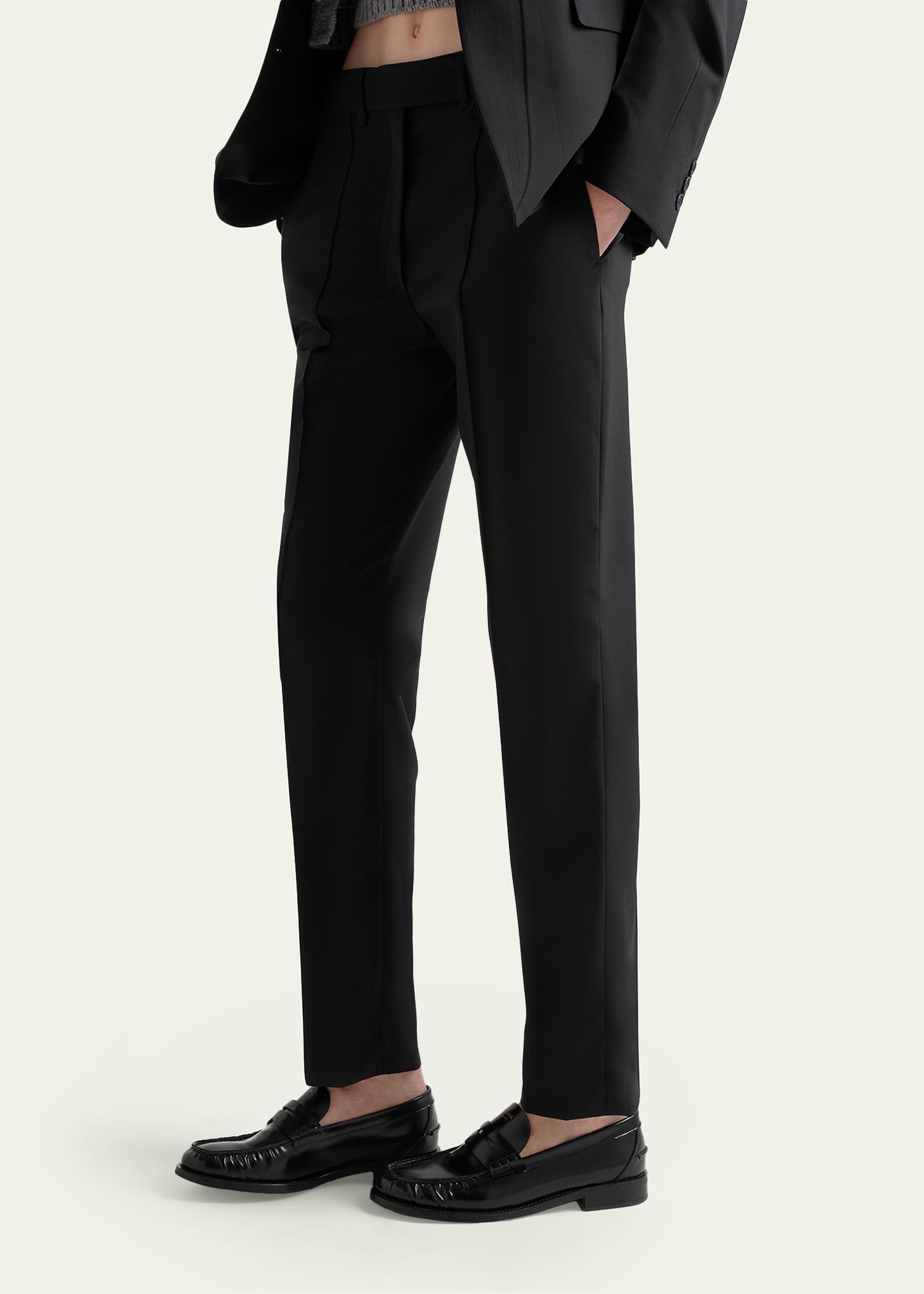 Prada Superfine Wool Tailored Pants - Bergdorf Goodman