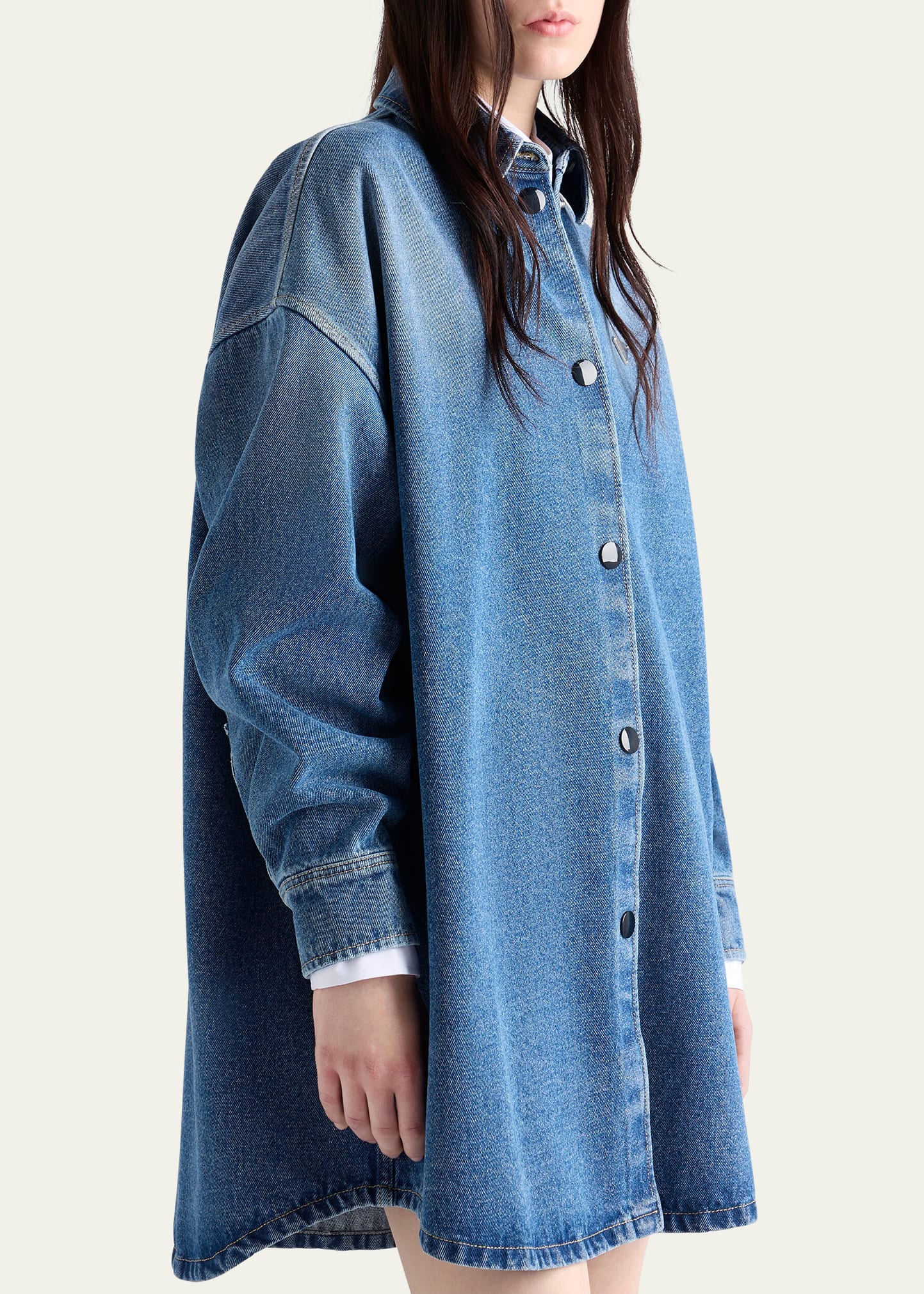 missguided oversized denim shirt dress MISSGUIDED Oversized Long Sleeve Button Down Denim Shirt DressMISSGUIDED