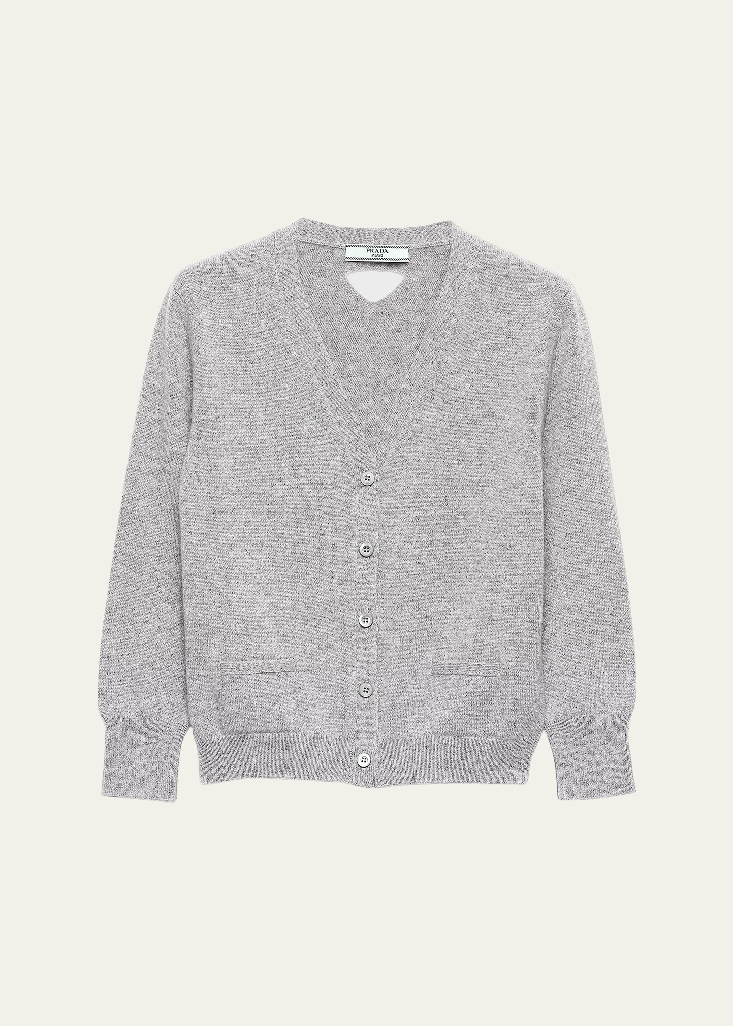 Prada Cashmere V-Neck Cardigan - Bergdorf Goodman