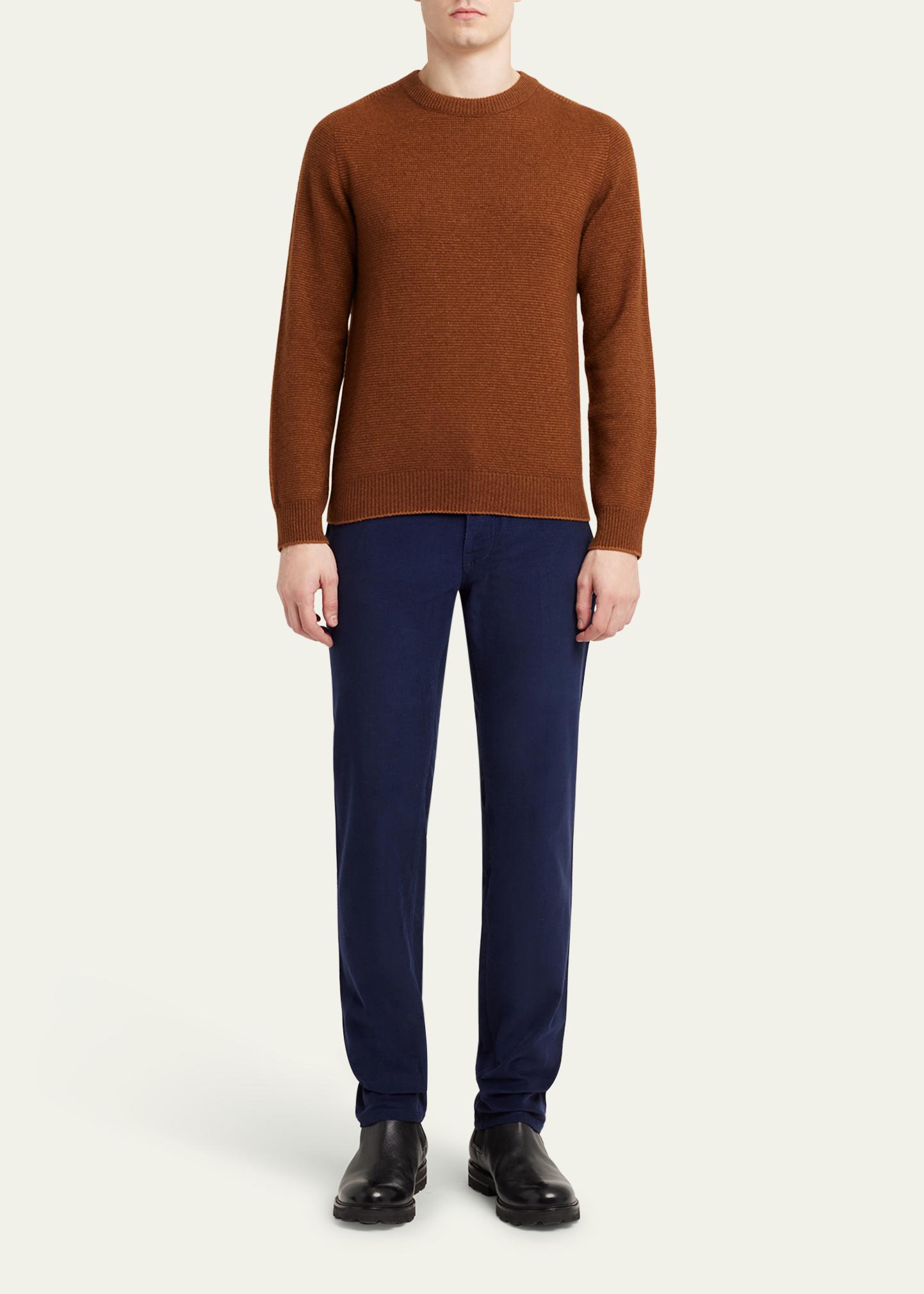 Brioni Men's Micro-Corduroy Slim Five-Pocket Pants - Bergdorf Goodman