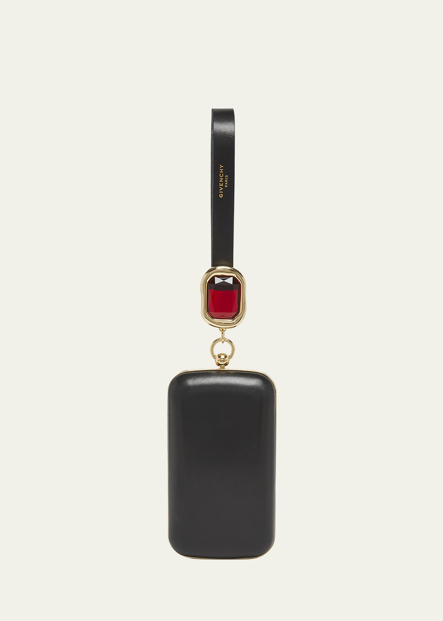 Givenchy Show Crystal-Embellished Minaudiere in Nappa Leather