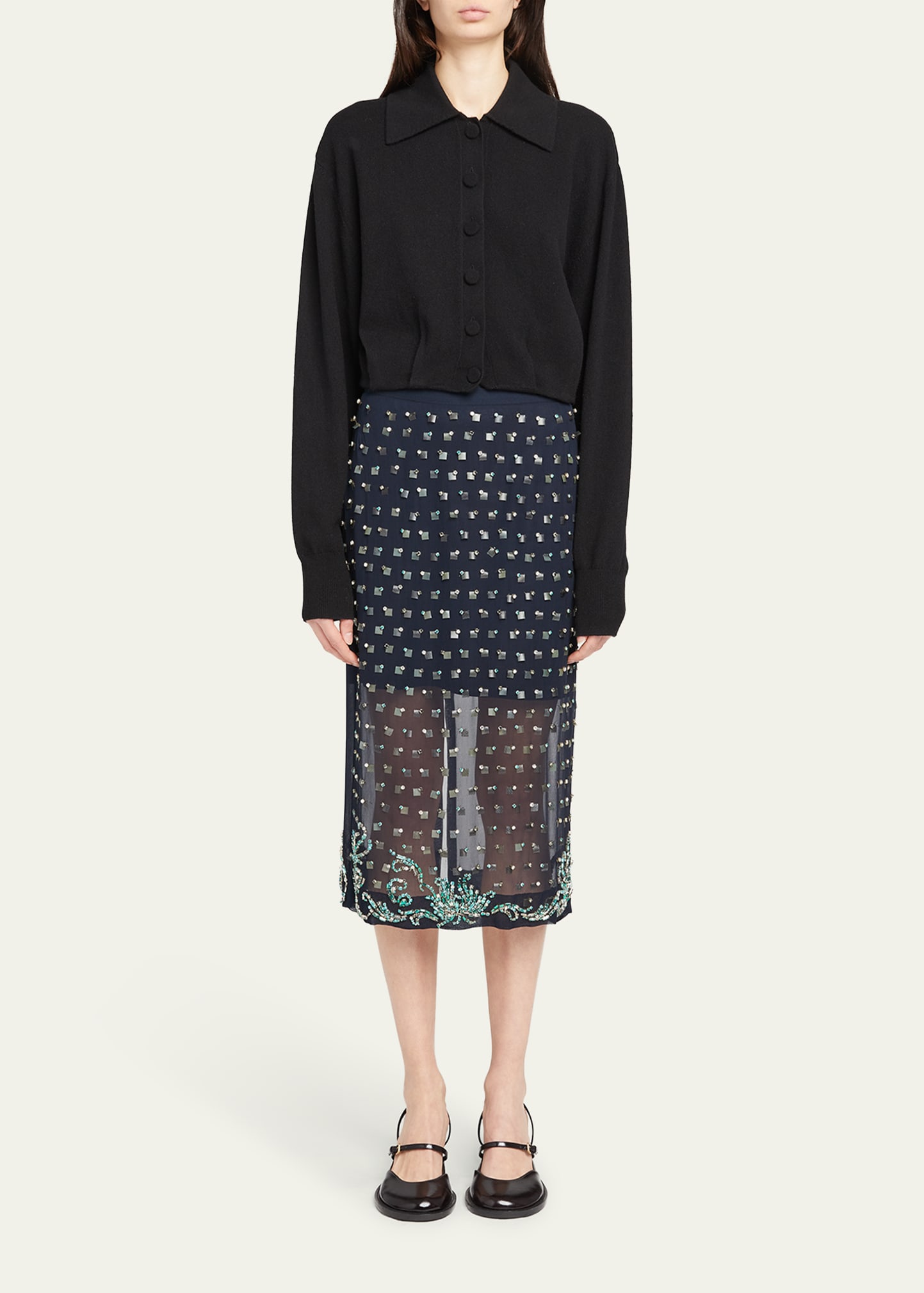 Dries Van Noten Tigre Cashmere Cardigan - Bergdorf Goodman