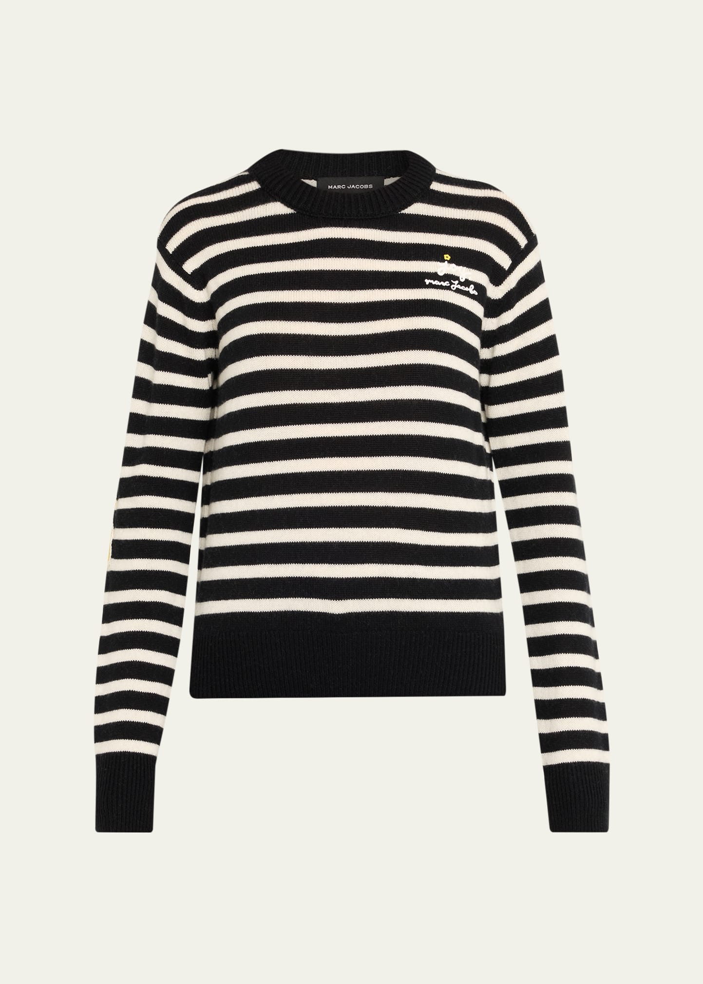 Marc Jacobs Joy Striped Crewneck Sweater - Bergdorf Goodman