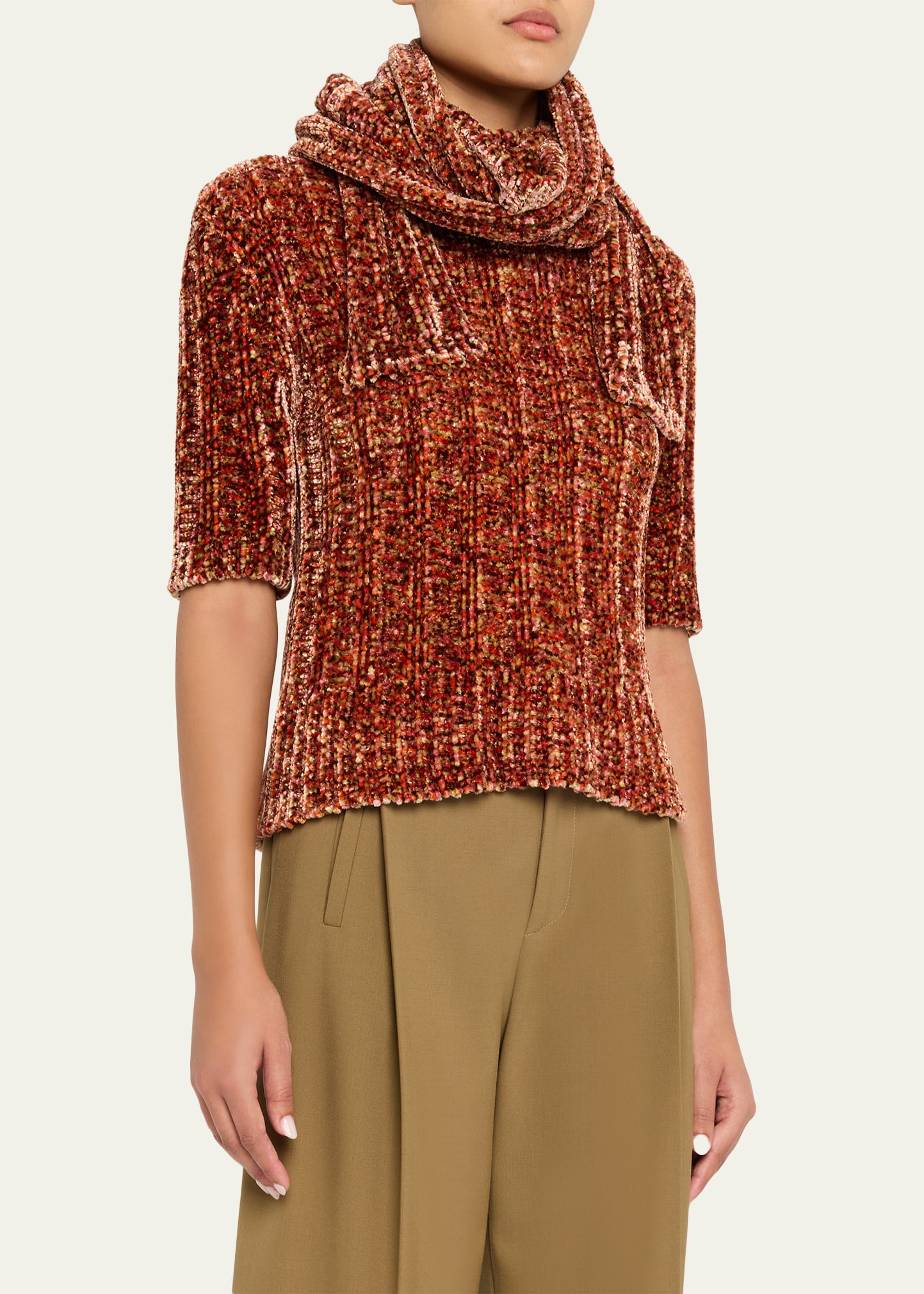 Dries Van Noten Teya Knit Scarf - Bergdorf Goodman