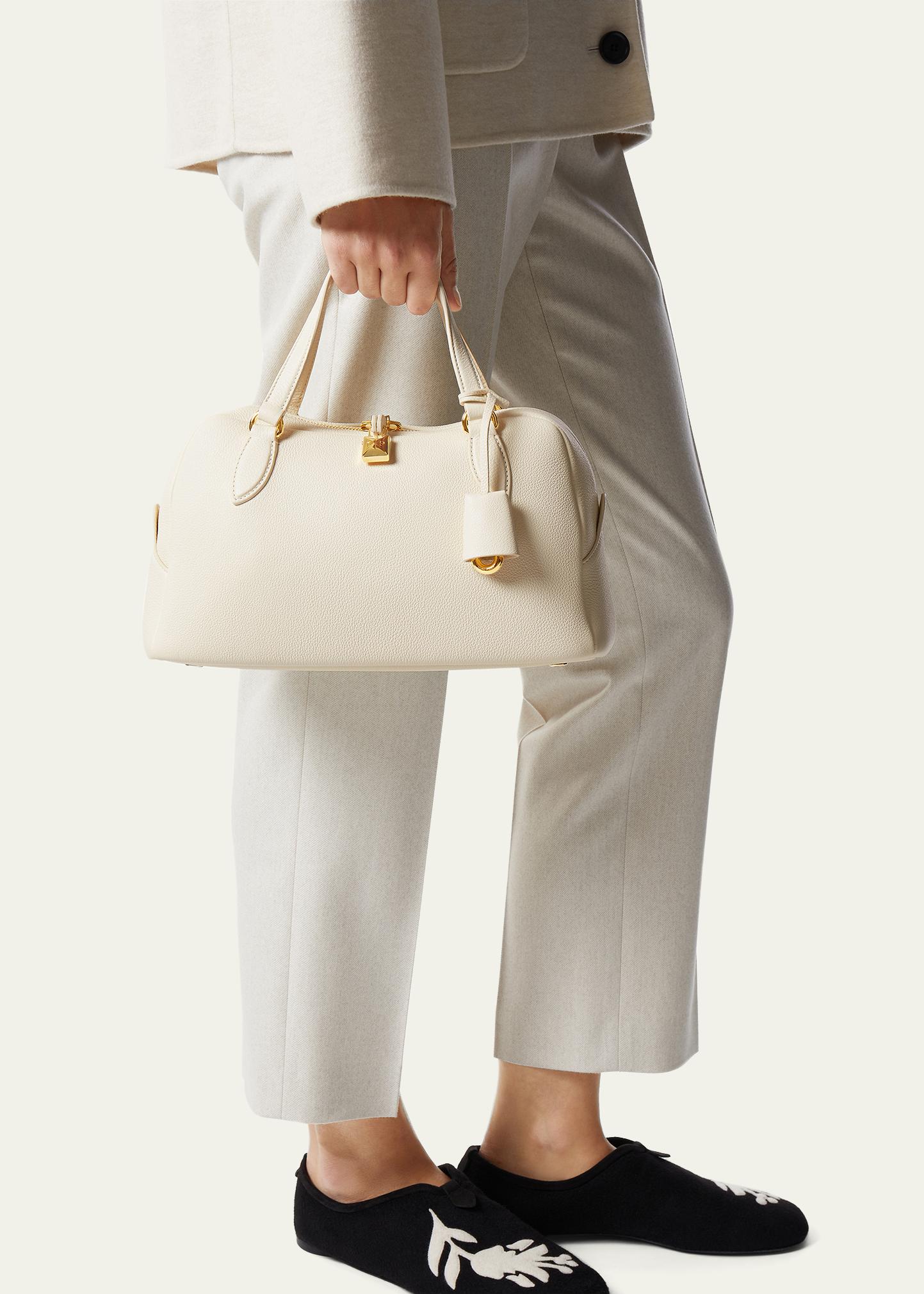 Loro Piana Needle Small Fine Grain Leather Shoulder Bag - Bergdorf
