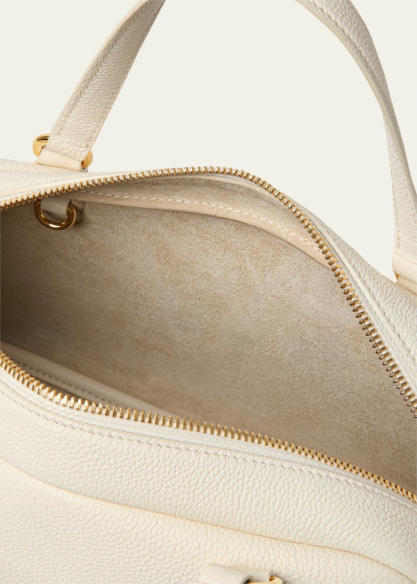 Loro Piana Needle Small Fine Grain Leather Shoulder Bag - Bergdorf