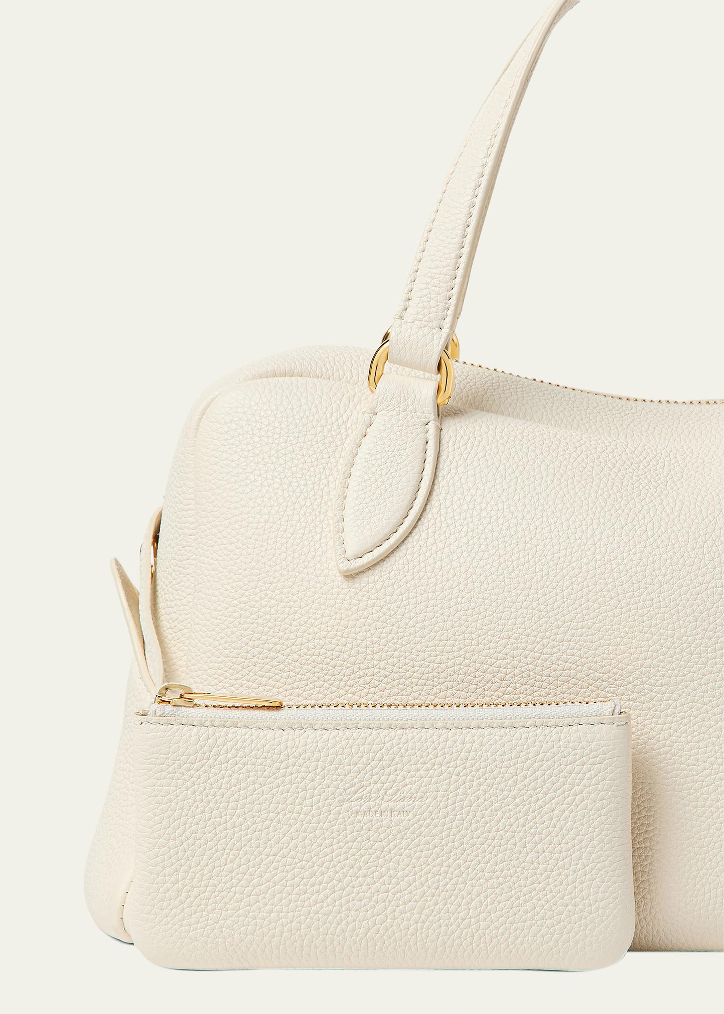 ジョルジョパーナ Loro Piana Needle Small Fine Grain Leather Shoulder Bag - Bergdorf