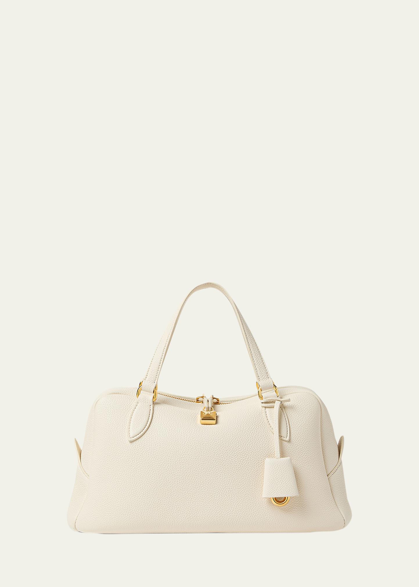 Loro Piana Needle Small Fine Grain Leather Shoulder Bag - Bergdorf