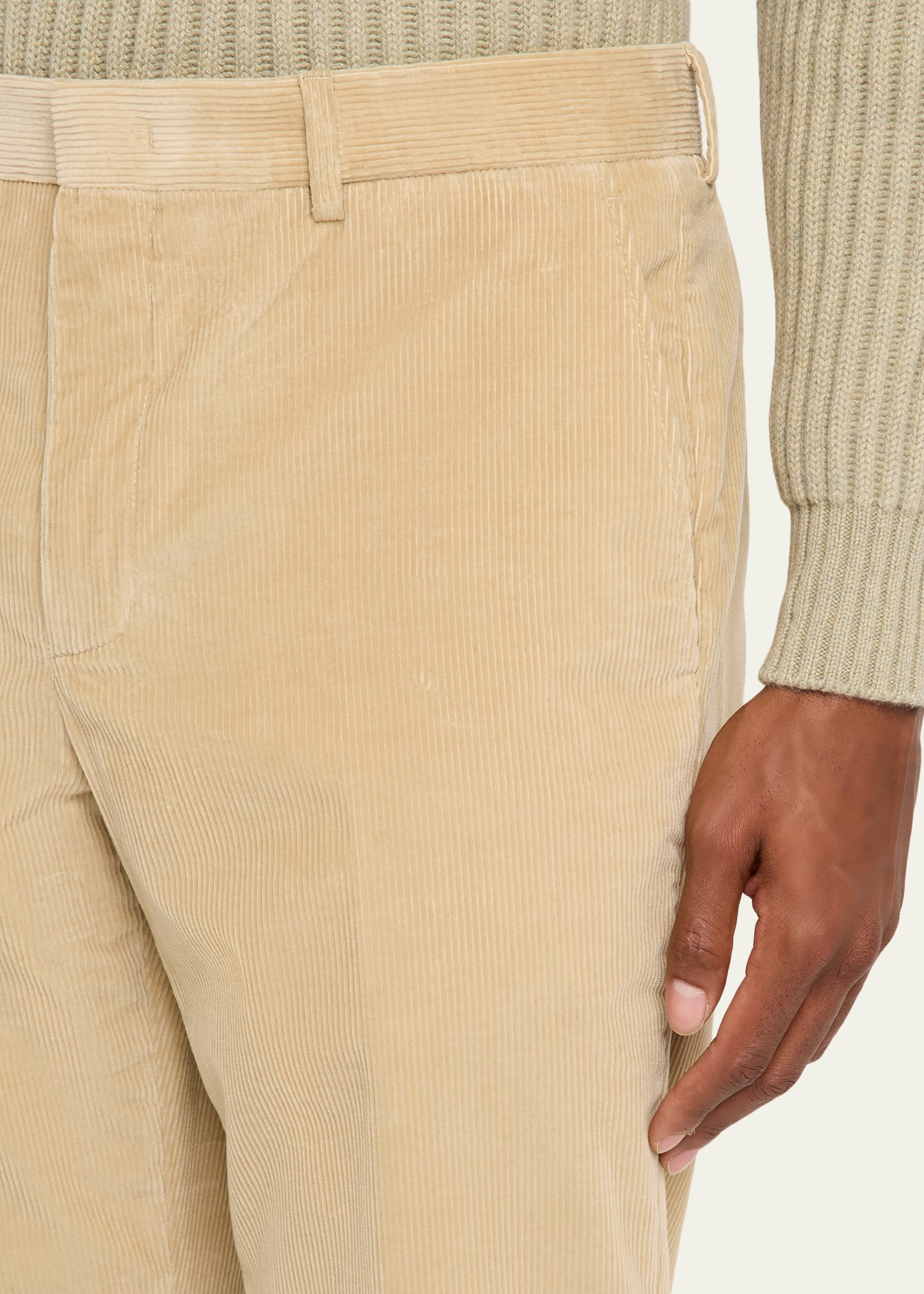 Lopo Piana コーデュロイパンツ Loro Piana Men's Jarno Cotton Corduroy Pleated Pants - Bergdorf