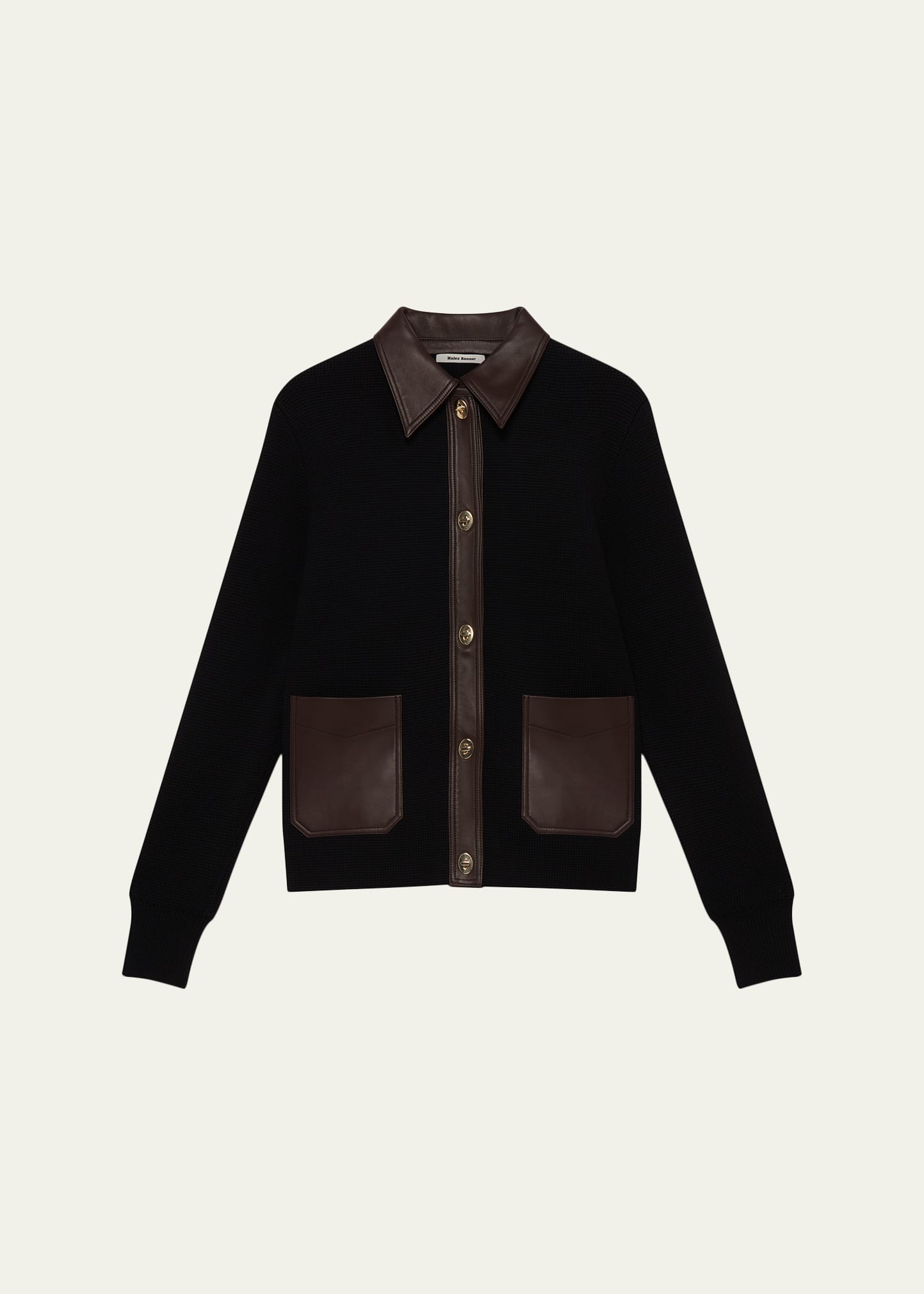 wales bonner カーディガン Cable-knit mohair-blend cardigan in brown - Wales Bonner | Mytheresa