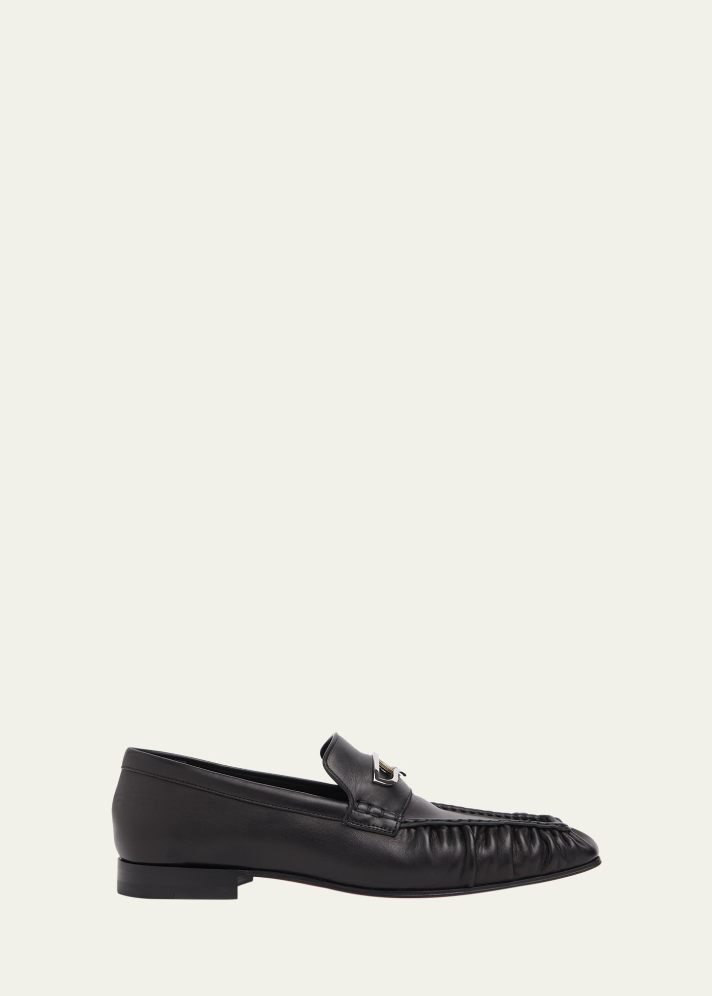 Christian Louboutin Men's Mocallista Leather Red-Sole Penny