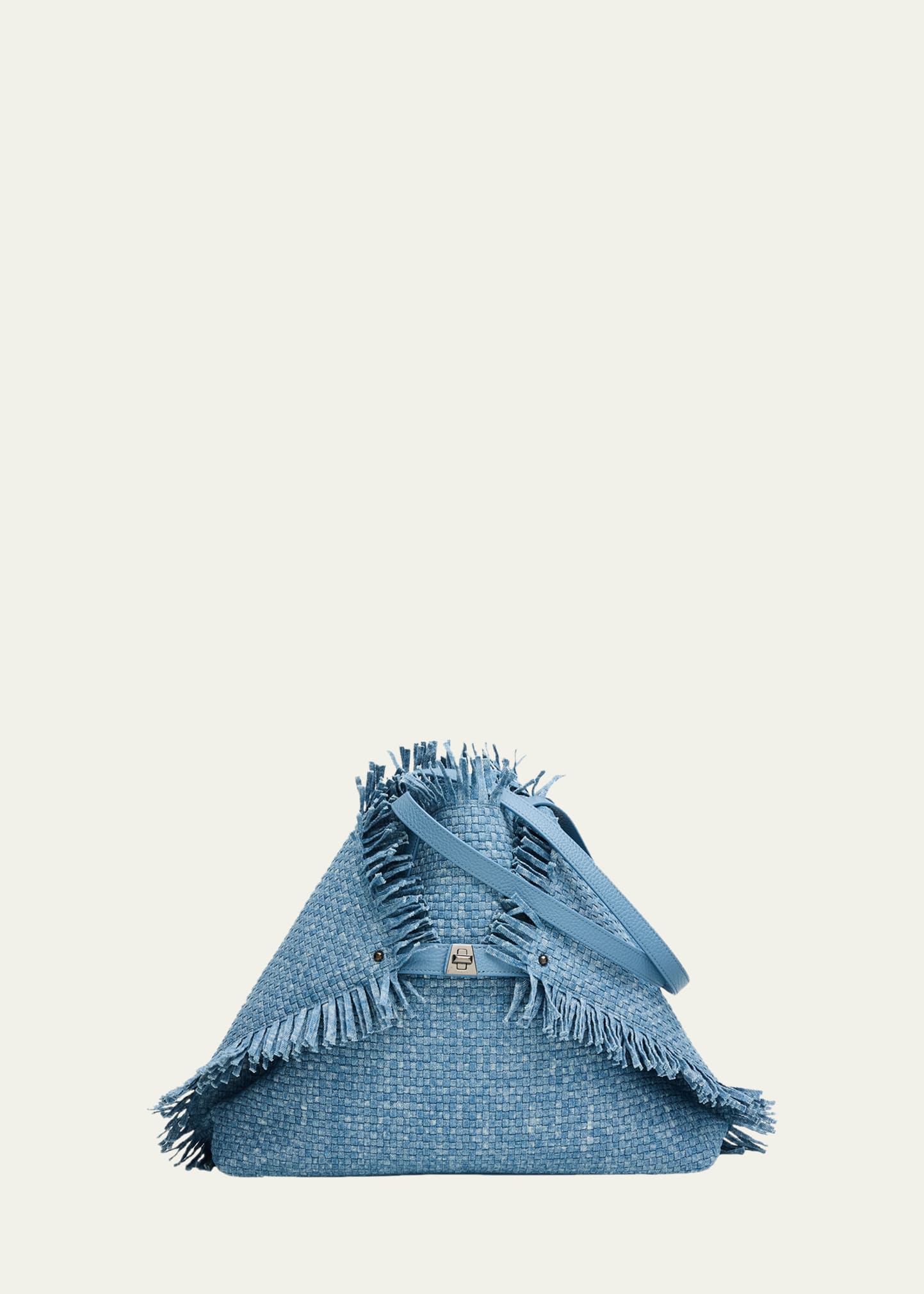 Akris Ai Medium Fringed Woven Tote Bag - Bergdorf Goodman